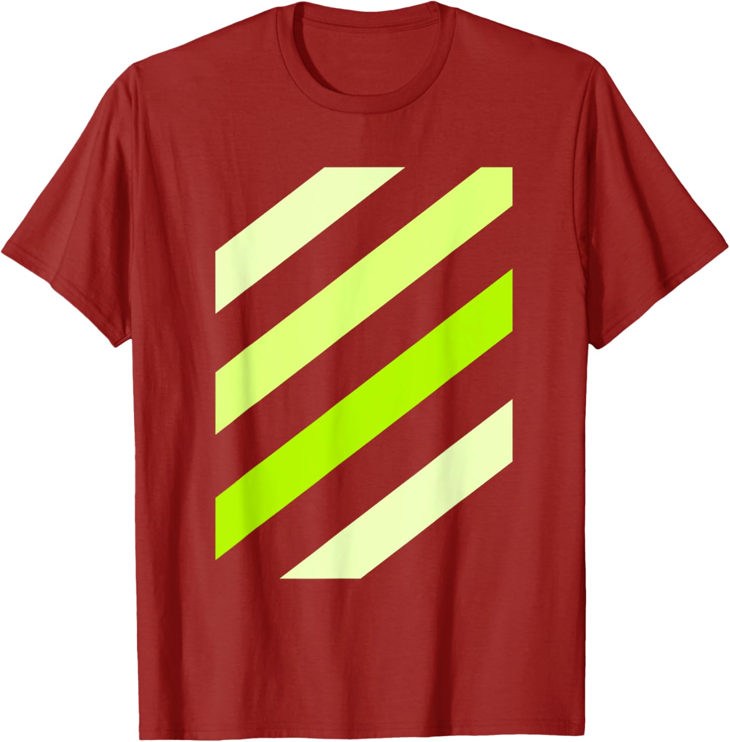 Stylish Green Stripe Graphic T-Shirt for Trendy Casual Wear - 5