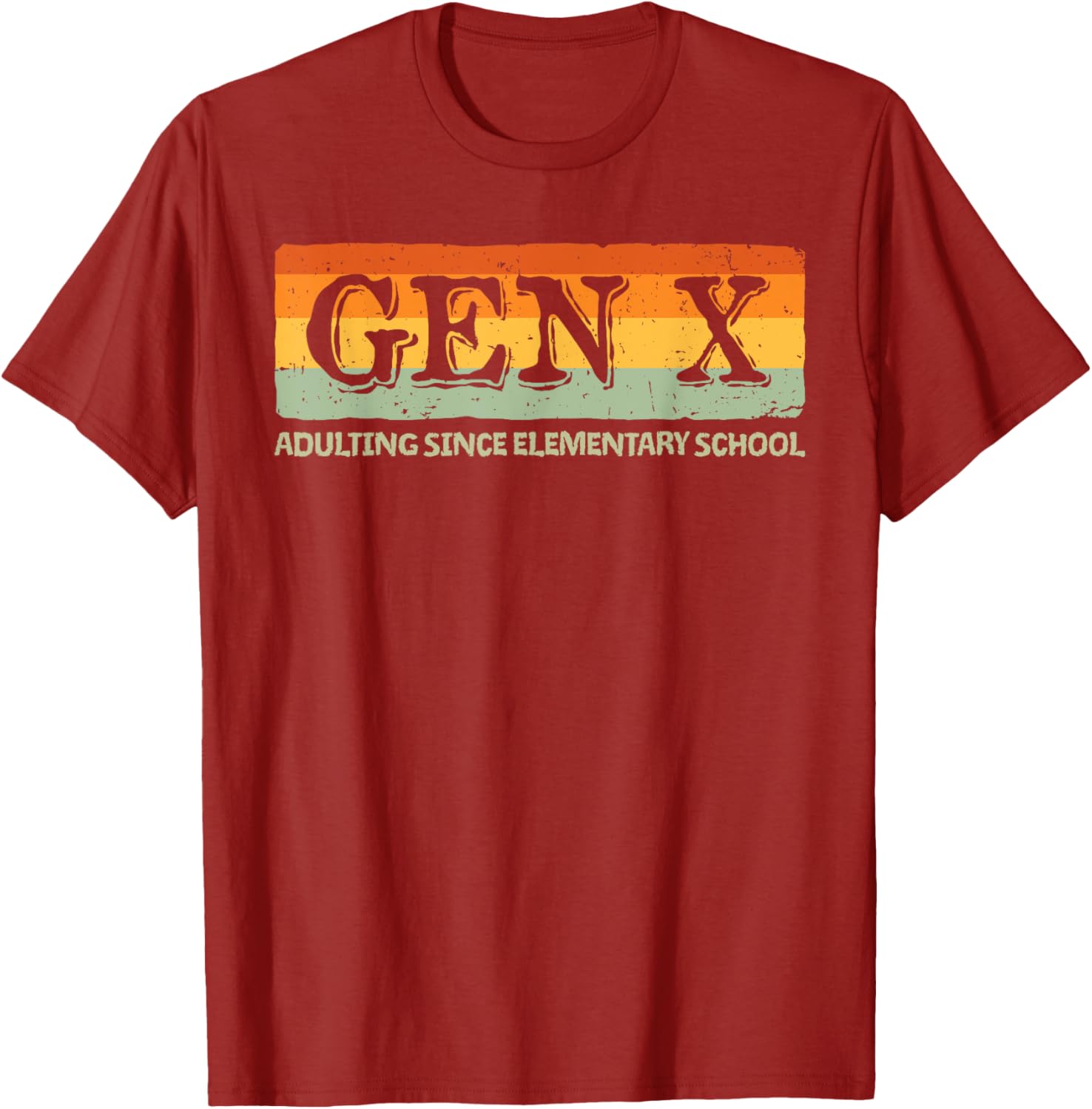Gen X Adulting Since Elementary School T-Shirt for Nostalgic Style - 17