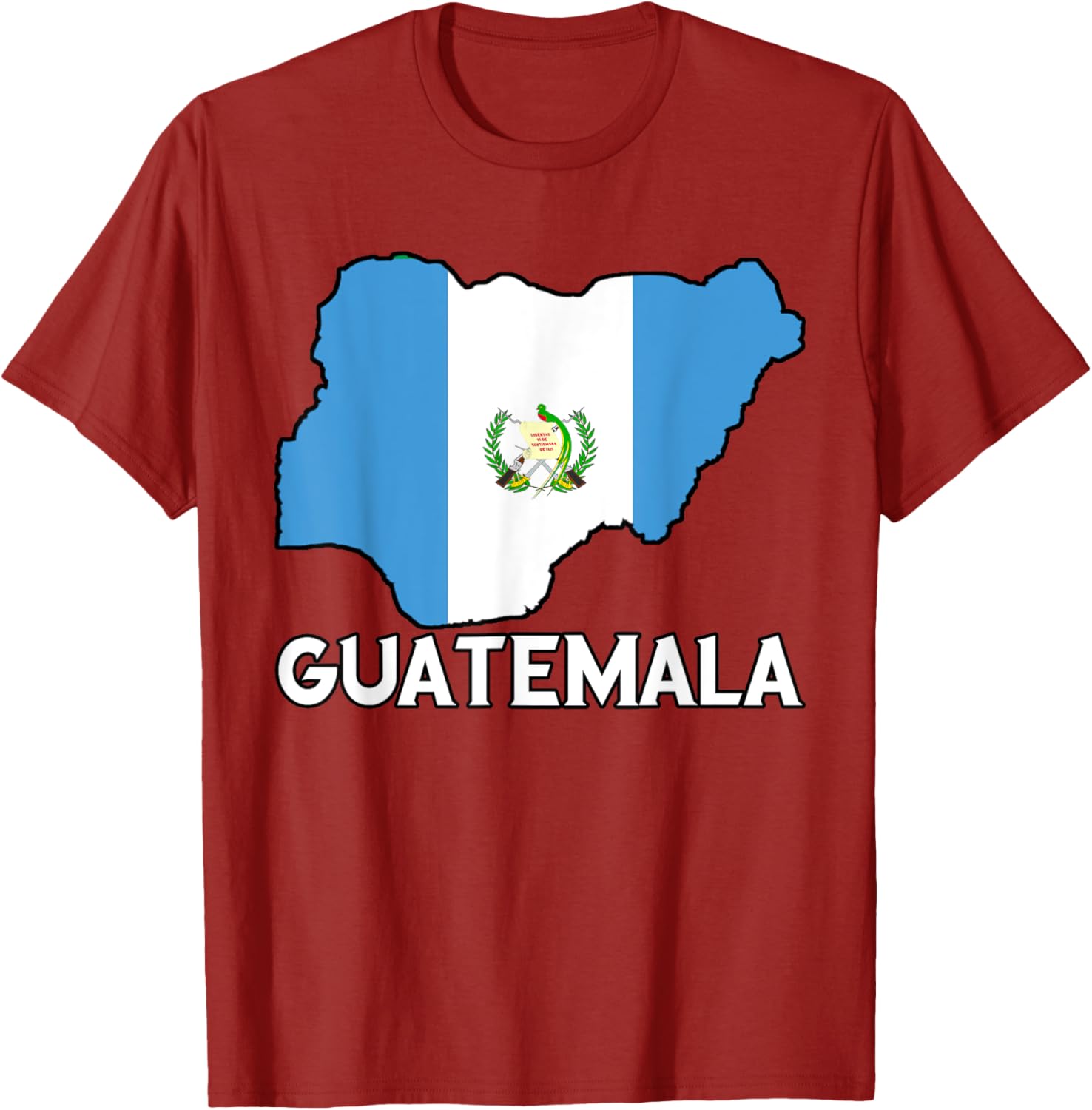 Guatemalan Pride T-Shirt with Flag Map for Cultural Connection - 25