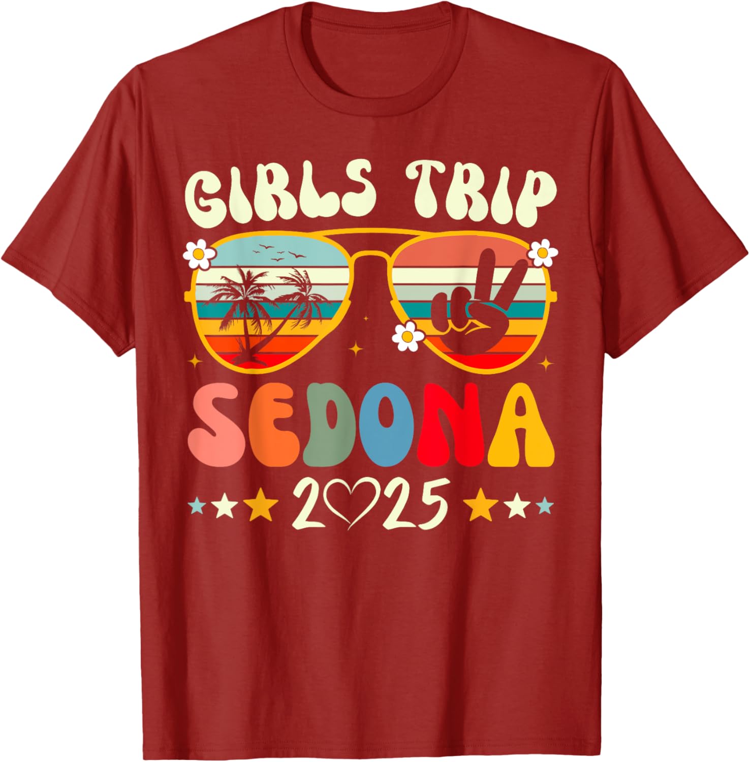 Girls Trip Sedona 2025 Summer Vacation Matching T-Shirt for Fun Times - 7