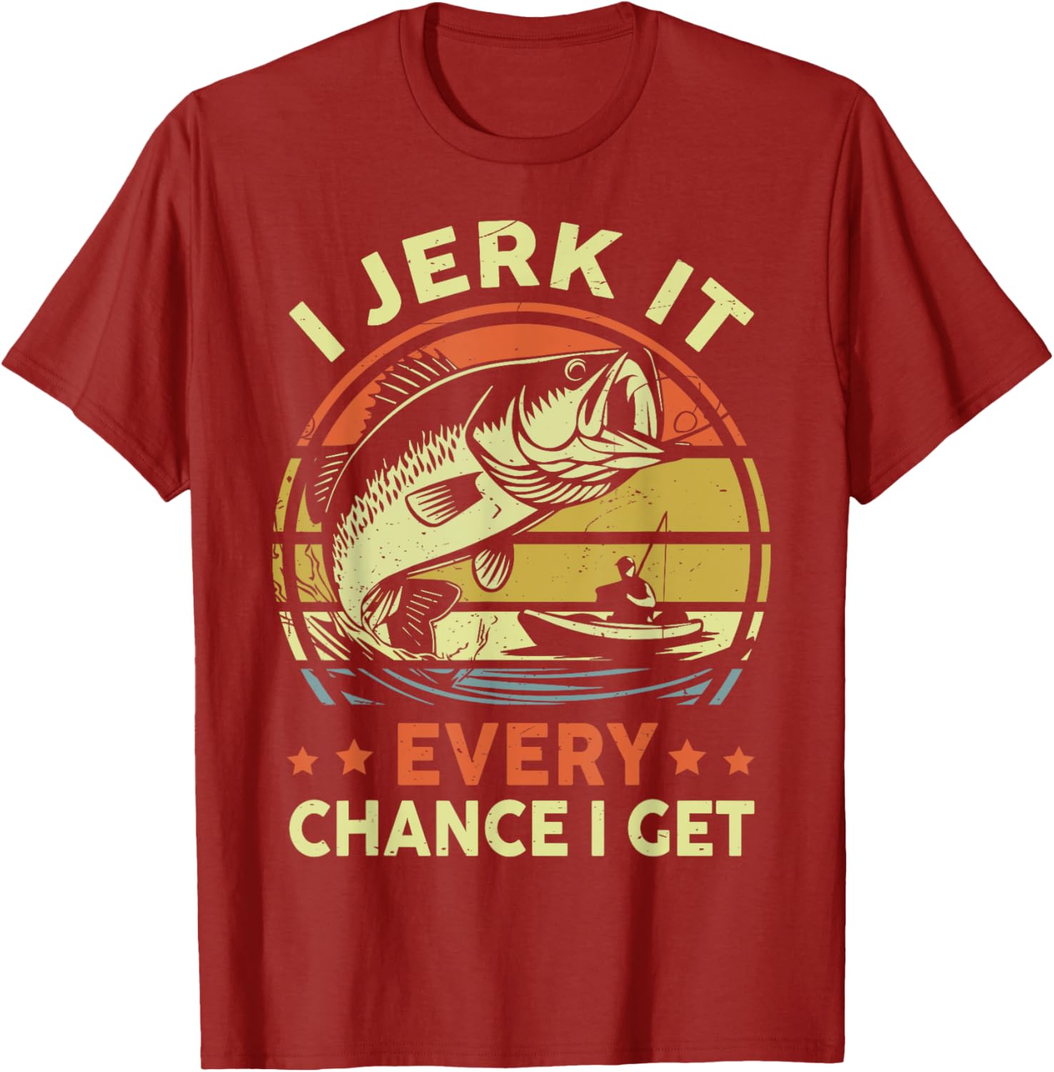 Funny Kayak Fishing Step Dad T-Shirt Perfect Gift for Outdoorsy Dads - 6