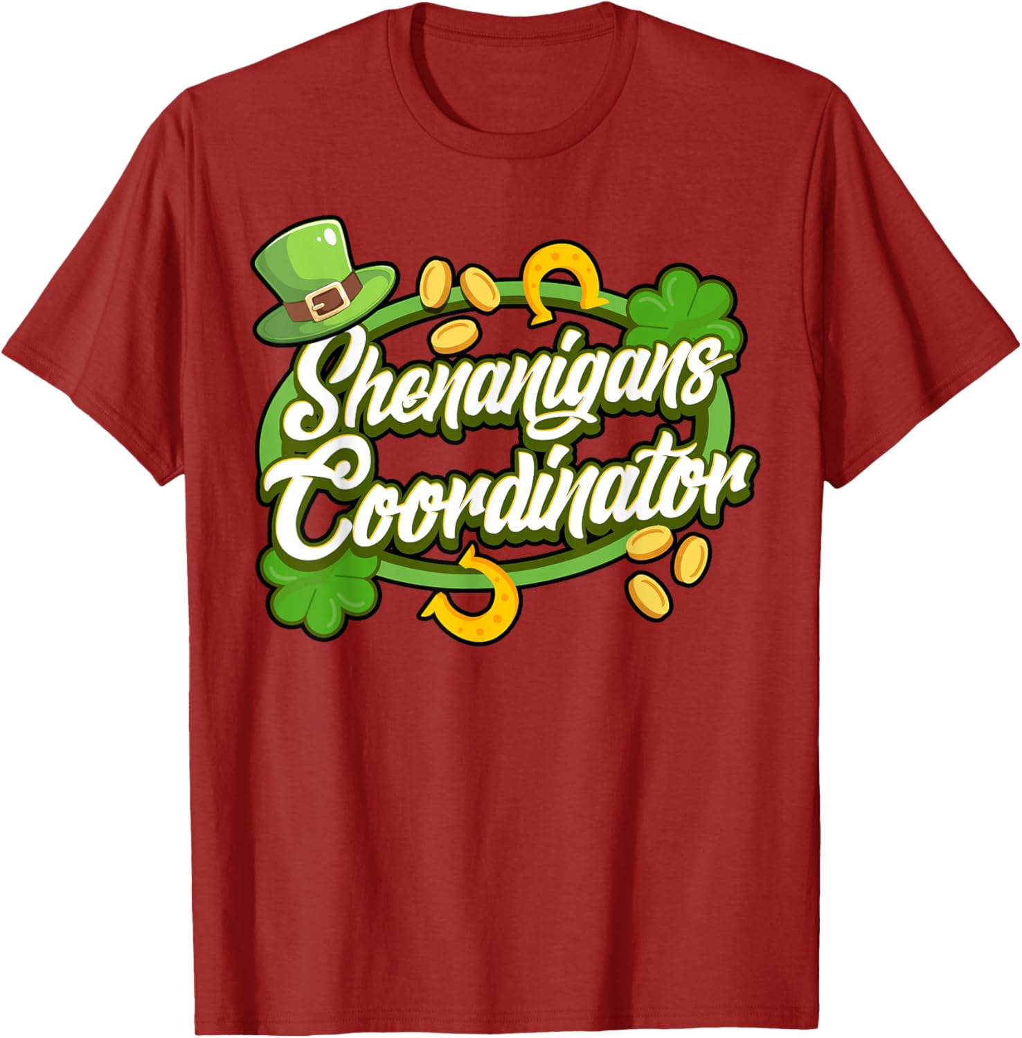 Funny Shenanigans Coordinator St Patrick's Day T-Shirt for Fun Celebrations - 4