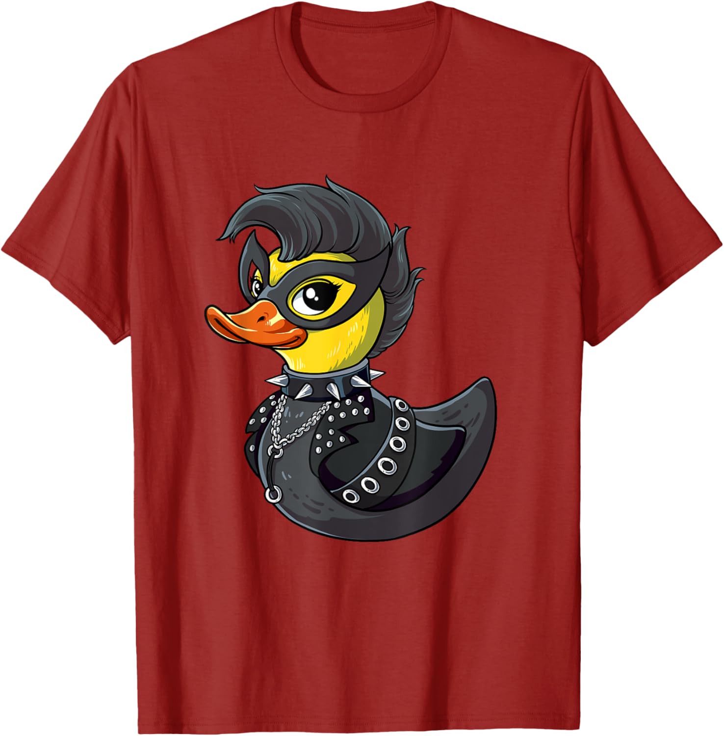 Punk Duck Rocker T-Shirt for Music Lovers - Cool Graphic Tee - 3