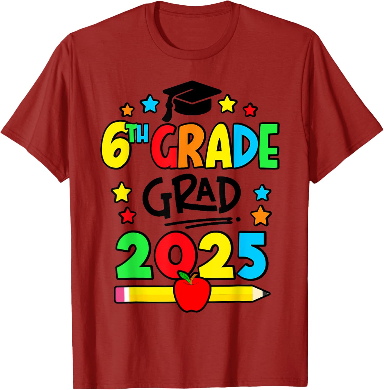 Sixth Grade Graduation T-Shirt 2025 Perfect for Elementary School Celebrations - 9