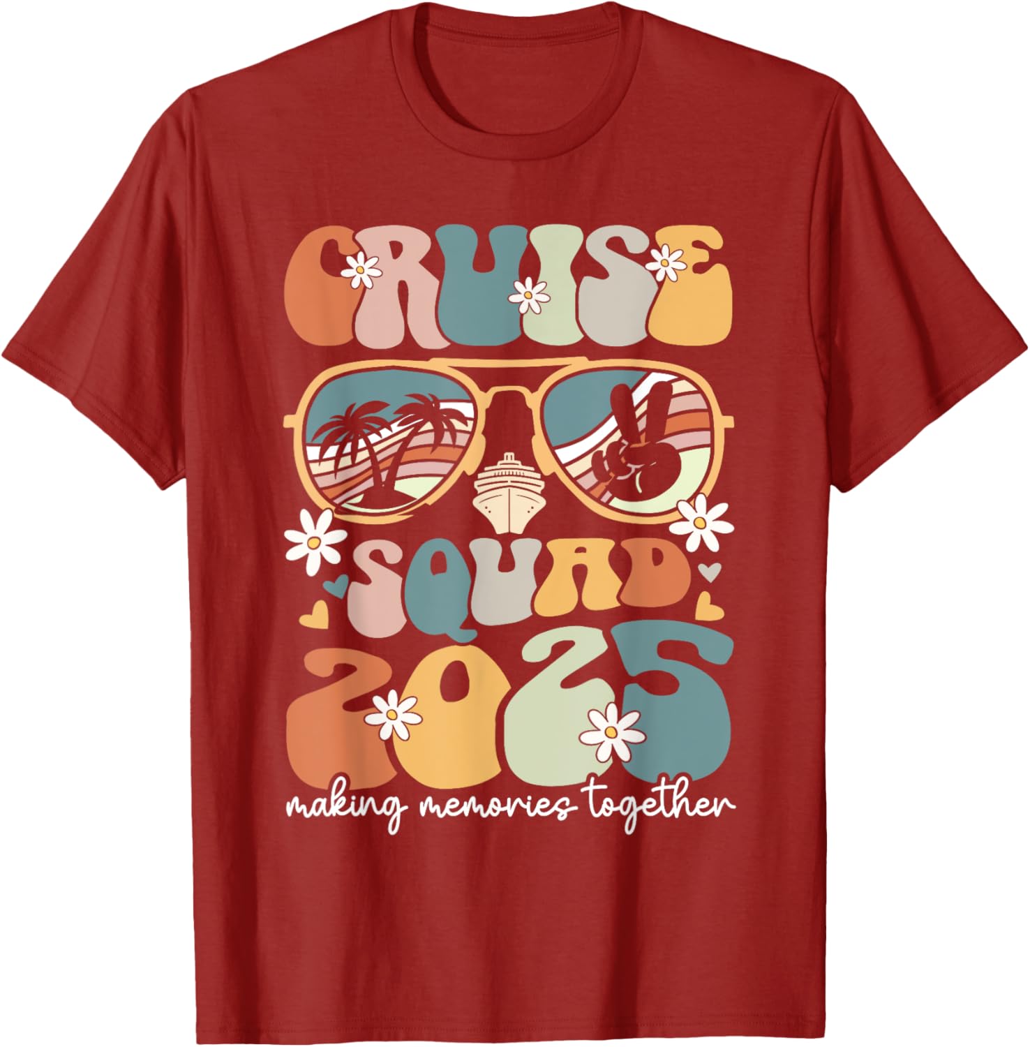 Cruise Squad 2025 Family Matching Summer Vacation T-Shirts for Fun Adventures - 1