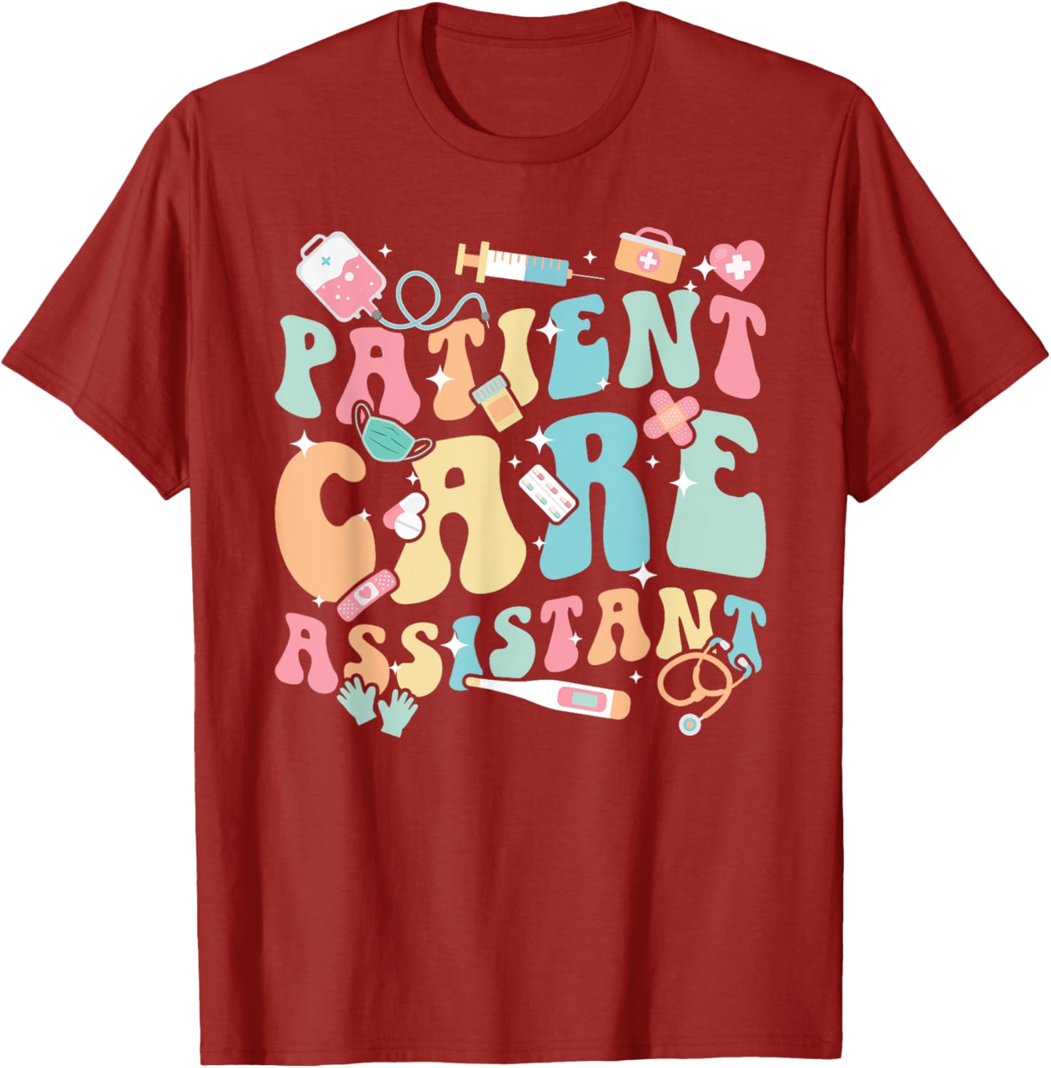 Groovy PCA Appreciation T-Shirt for Patient Care Assistants and Nurses - 5