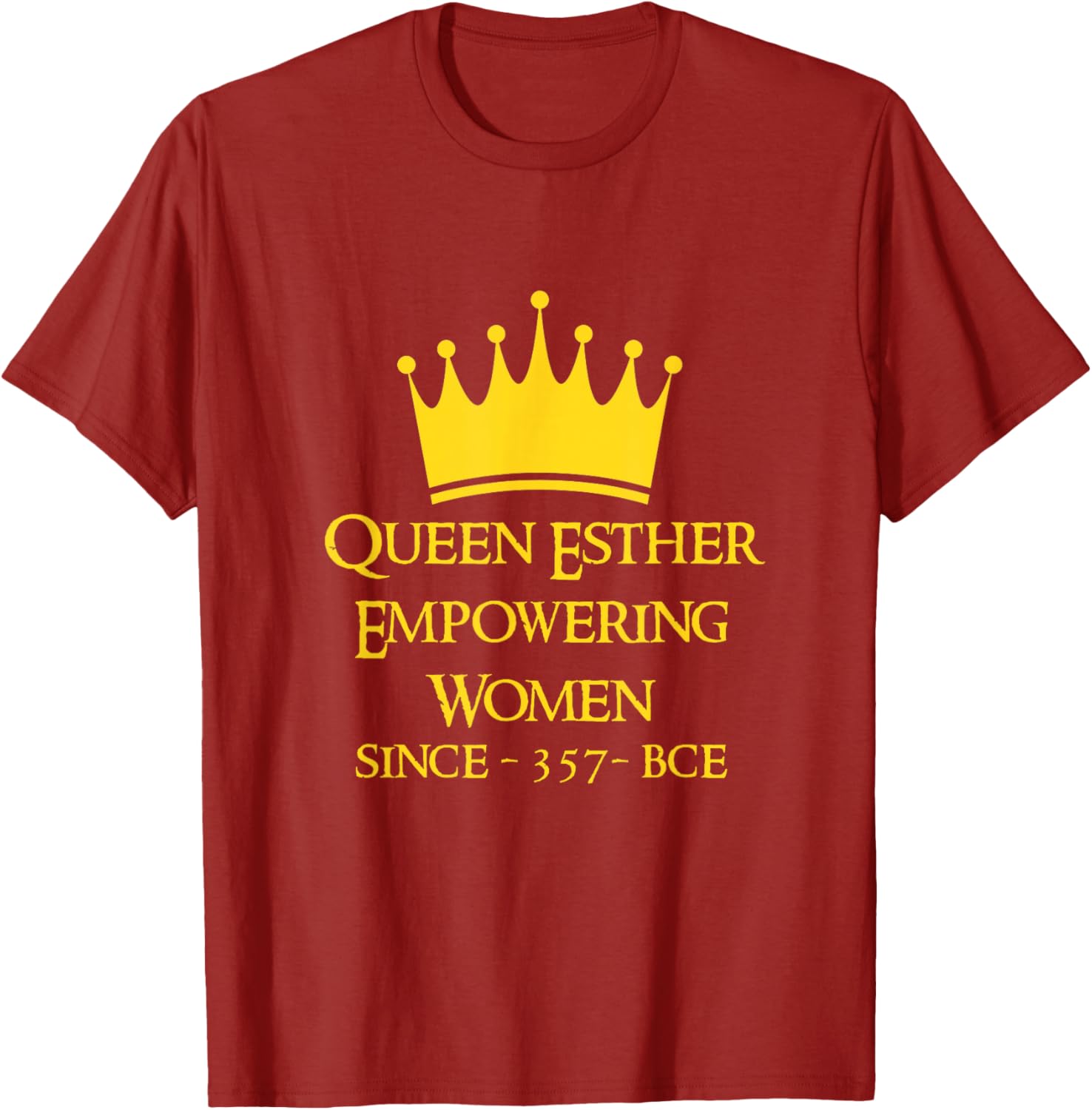 Queen Esther Empowering Women Purim T-Shirt for Feminists and Allies - 20