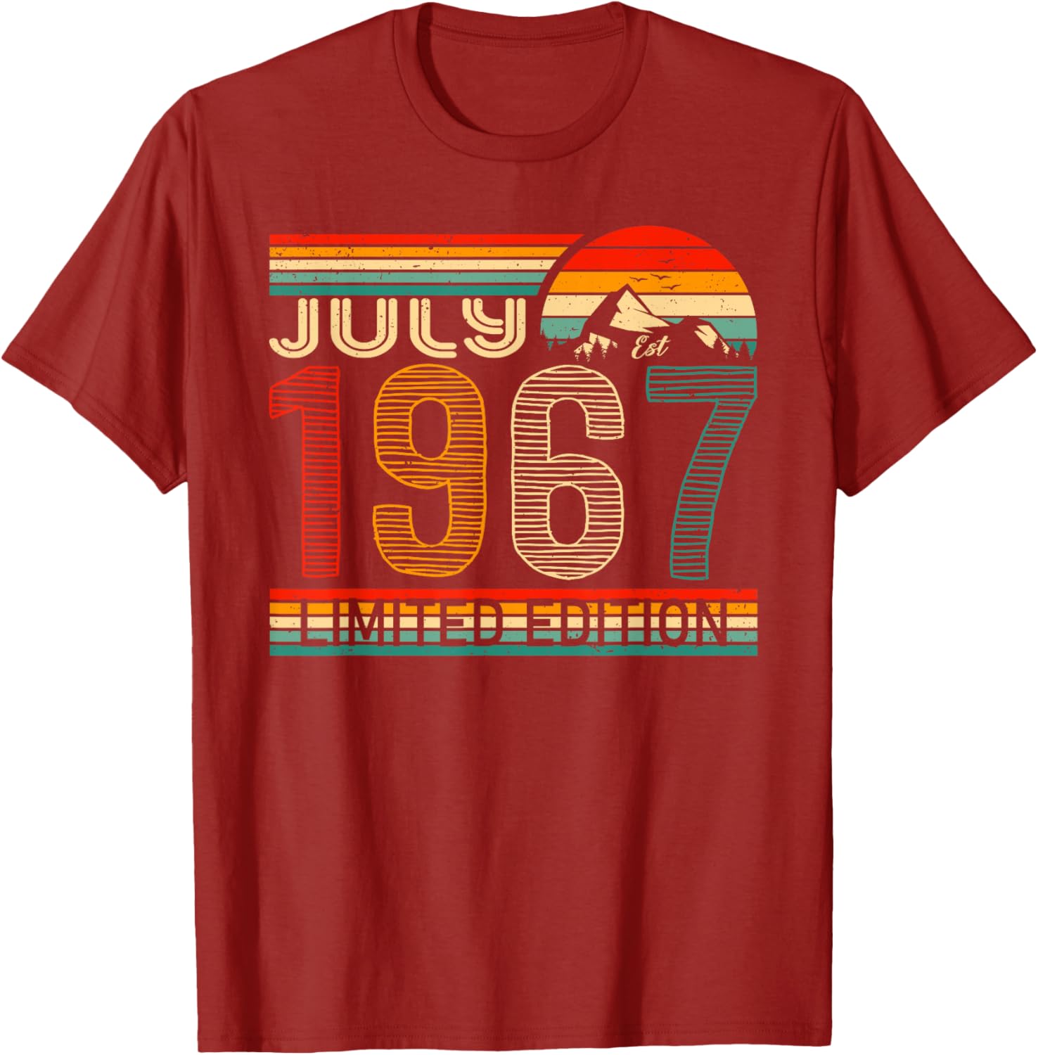Vintage July 1967 Classic Birthday T-Shirt for Unique Celebrations - 10