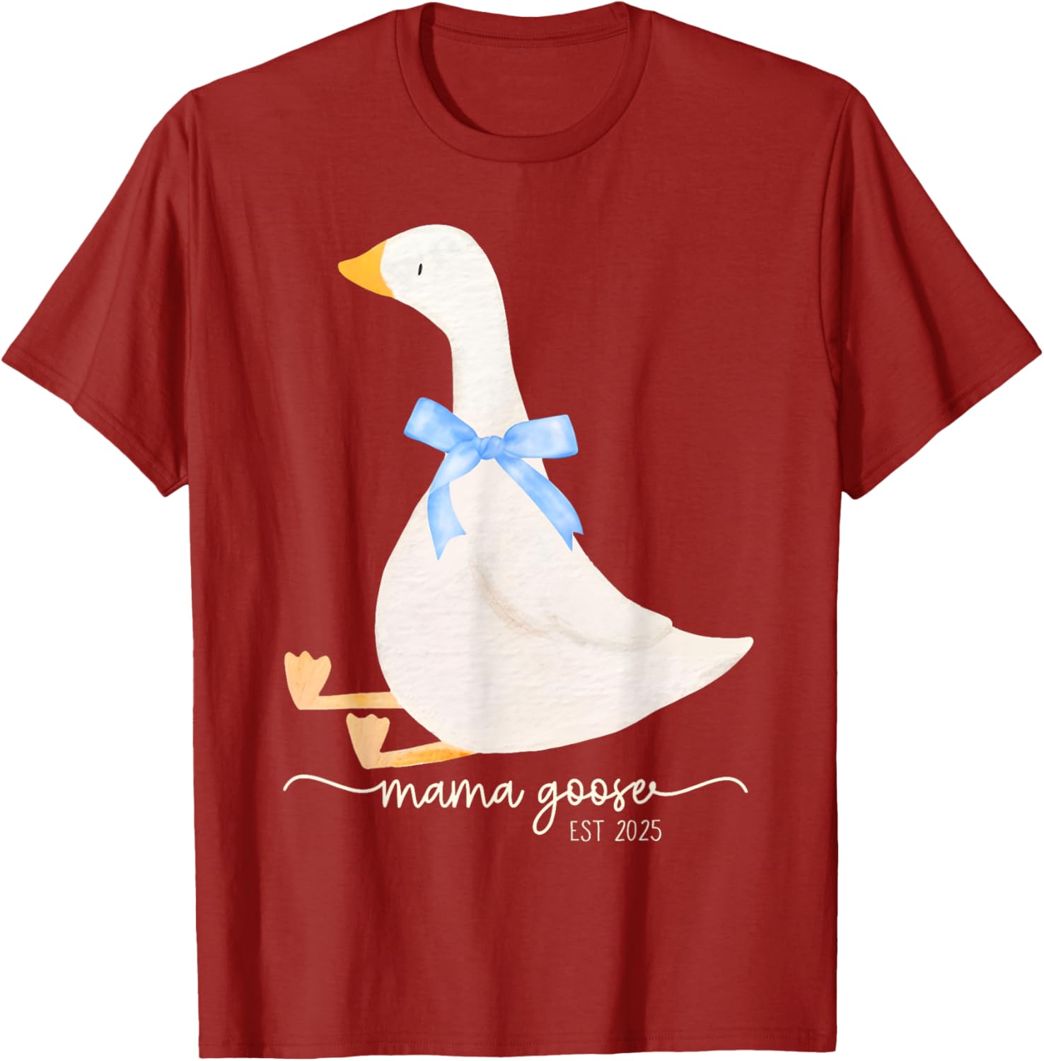Silly Goose Mom T-Shirt for Mother’s Day - Mama Goose Est 2025 - 7