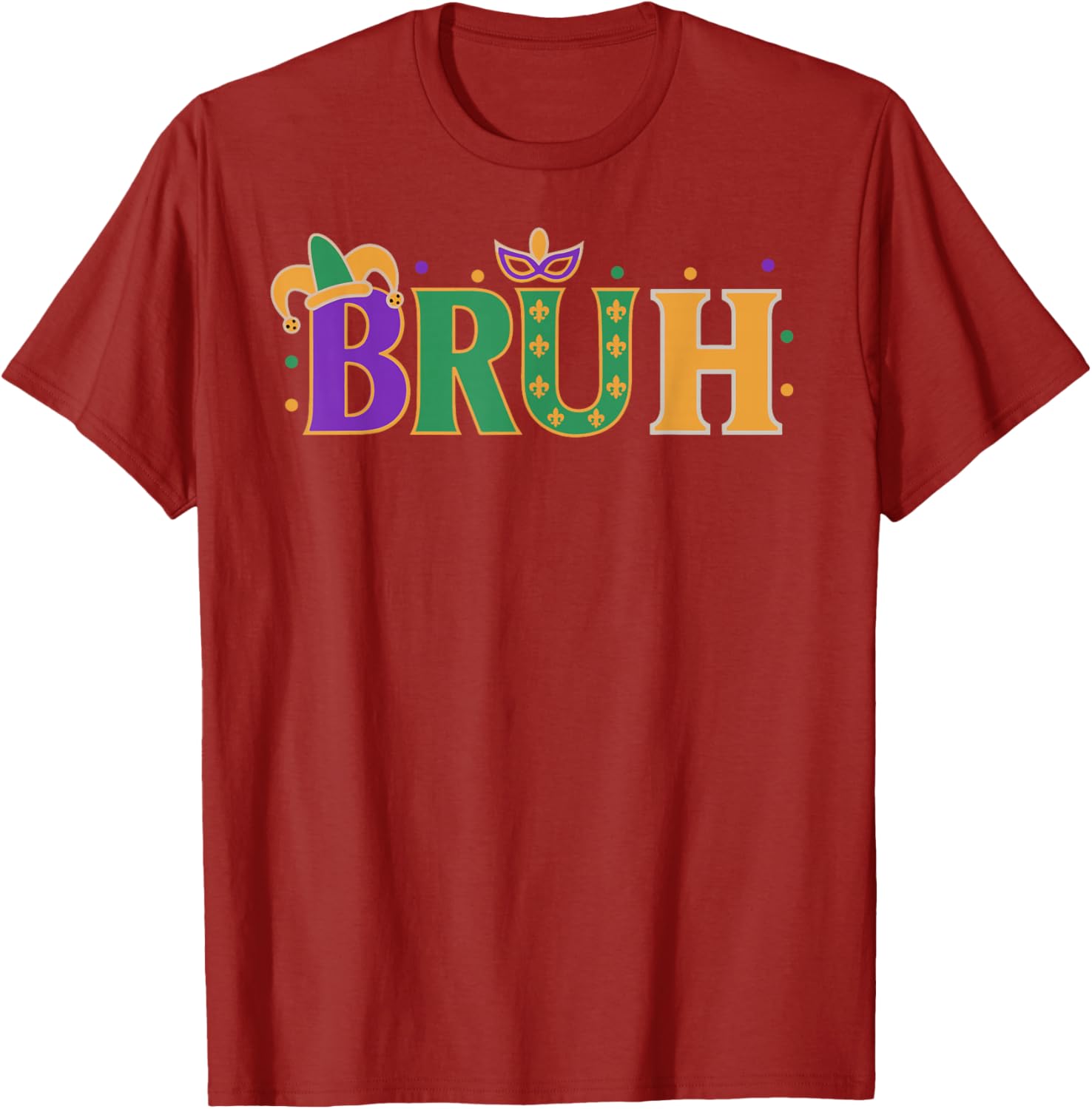 Mardi Gras Bruh Shirt for Boys Teens and Men Fun Festive T-Shirt - 9