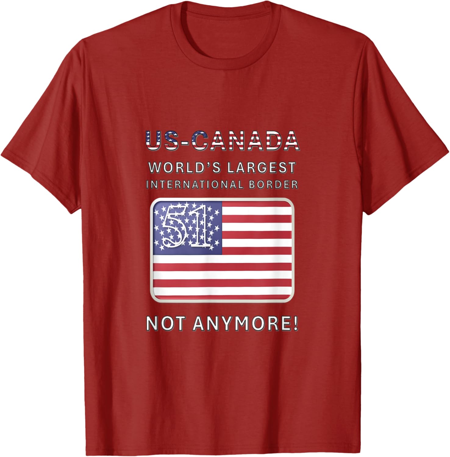 US-Canada Border MAGA T-Shirt - Proudly Celebrate Our Heritage - 29