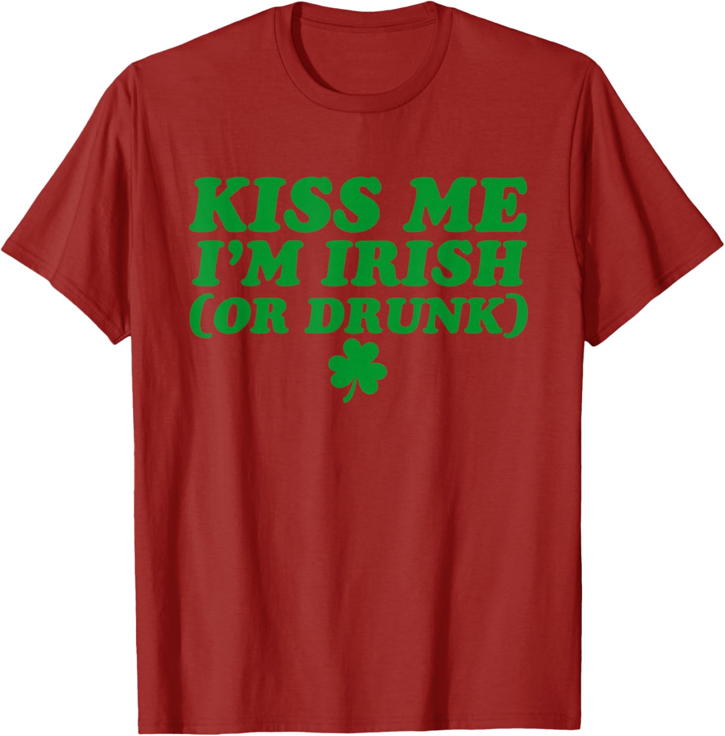 Funny Kiss Me I'm Irish Drinking Beer T-Shirt for St. Patrick's Day - 18