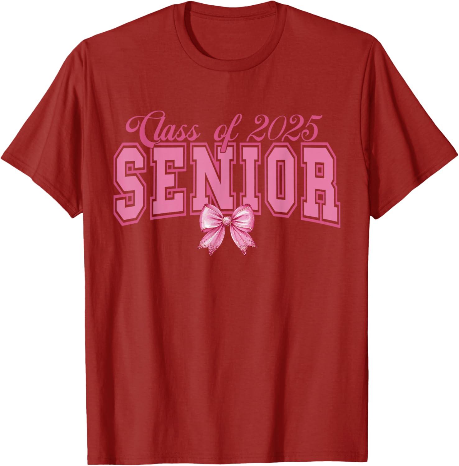 Class of 2025 Graduation Bow Tee Stylish T-Shirt for Proud Grads - 8