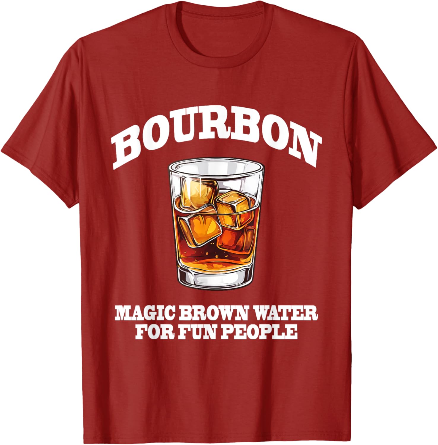 Funny Bourbon Magic Brown Water T-Shirt for Bourbon Lovers and Friends - 5