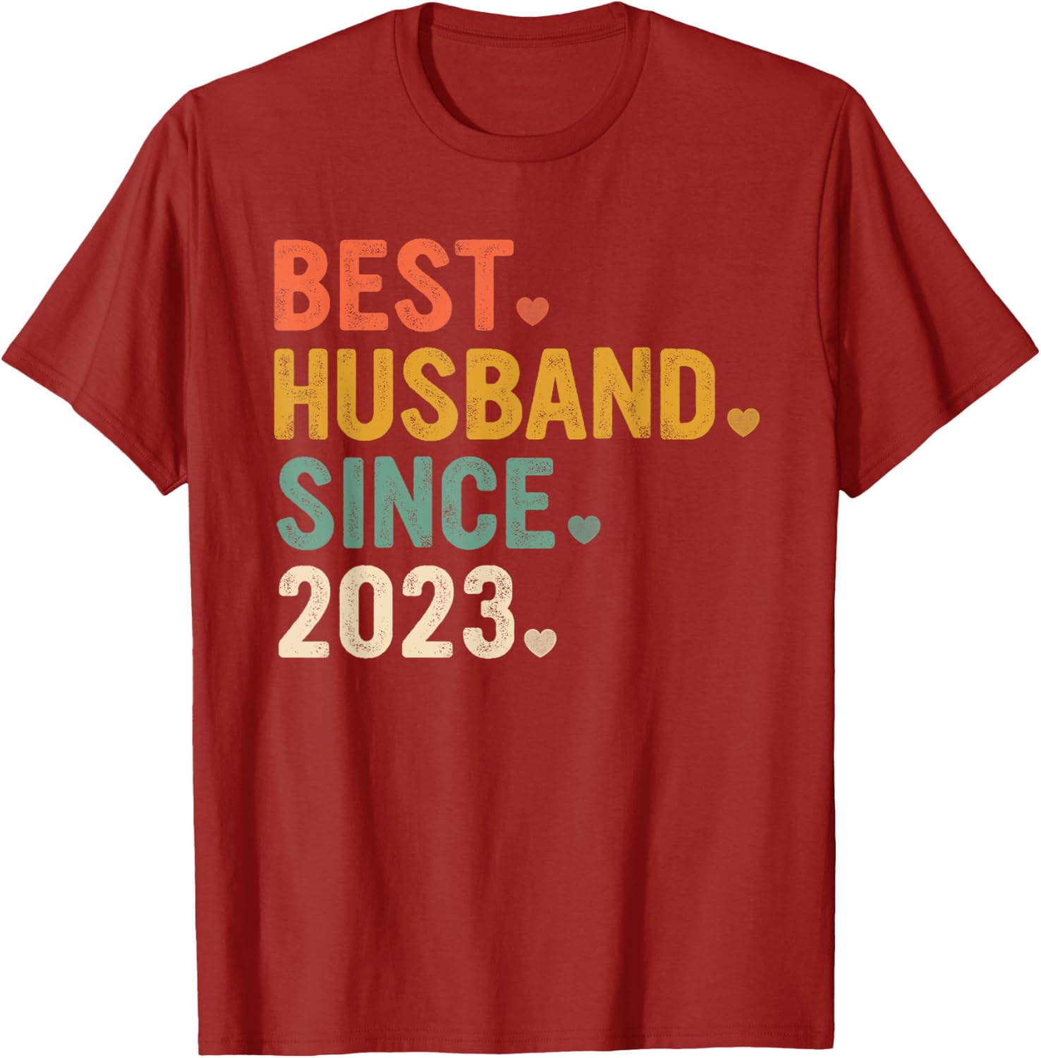 Best Husband Since 2023 2 Year Anniversary T-Shirt Gift for Him - 7