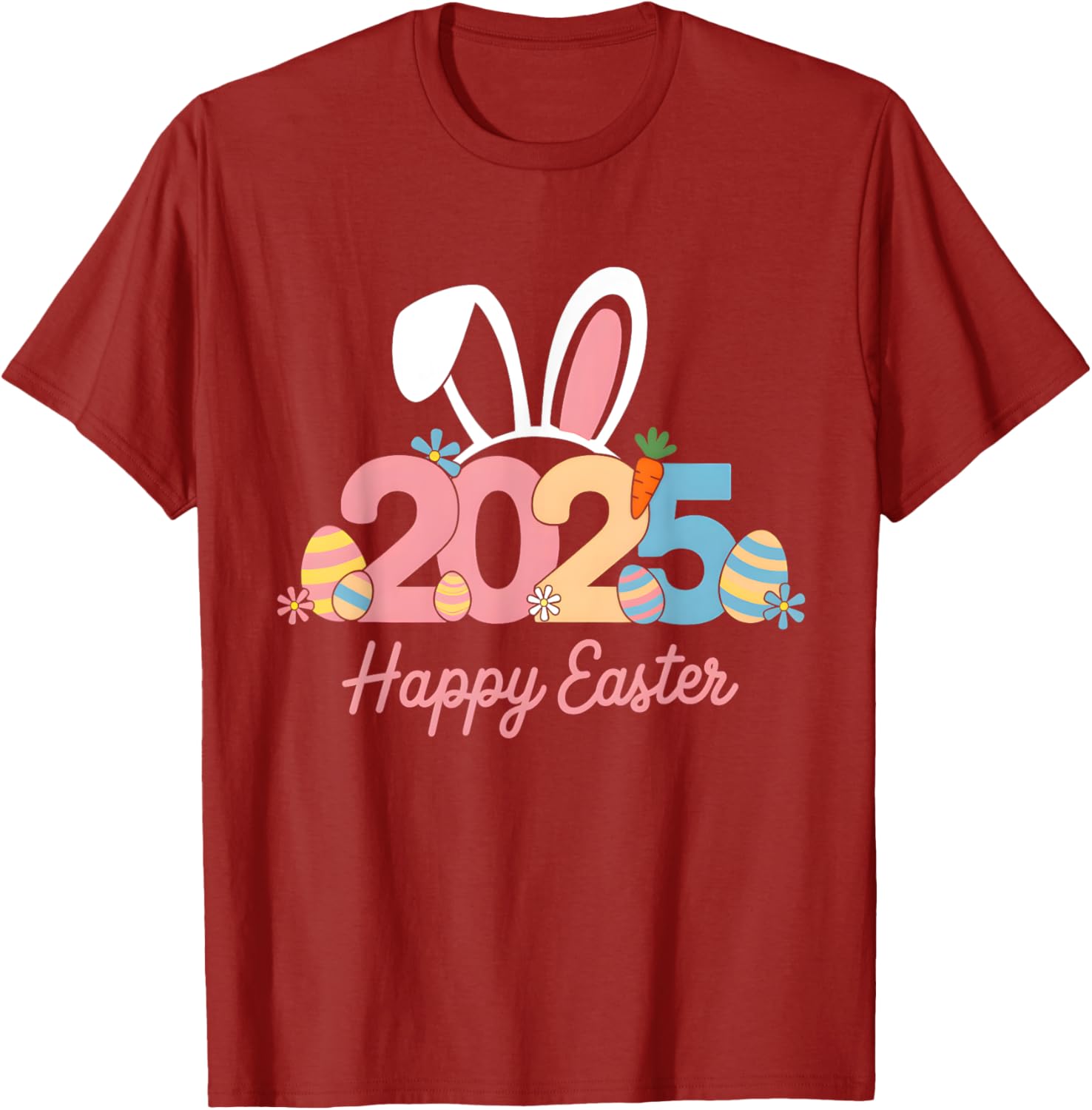Happy Easter Squad Family T-Shirt 2025 Cute Easter Bunny Design - 8