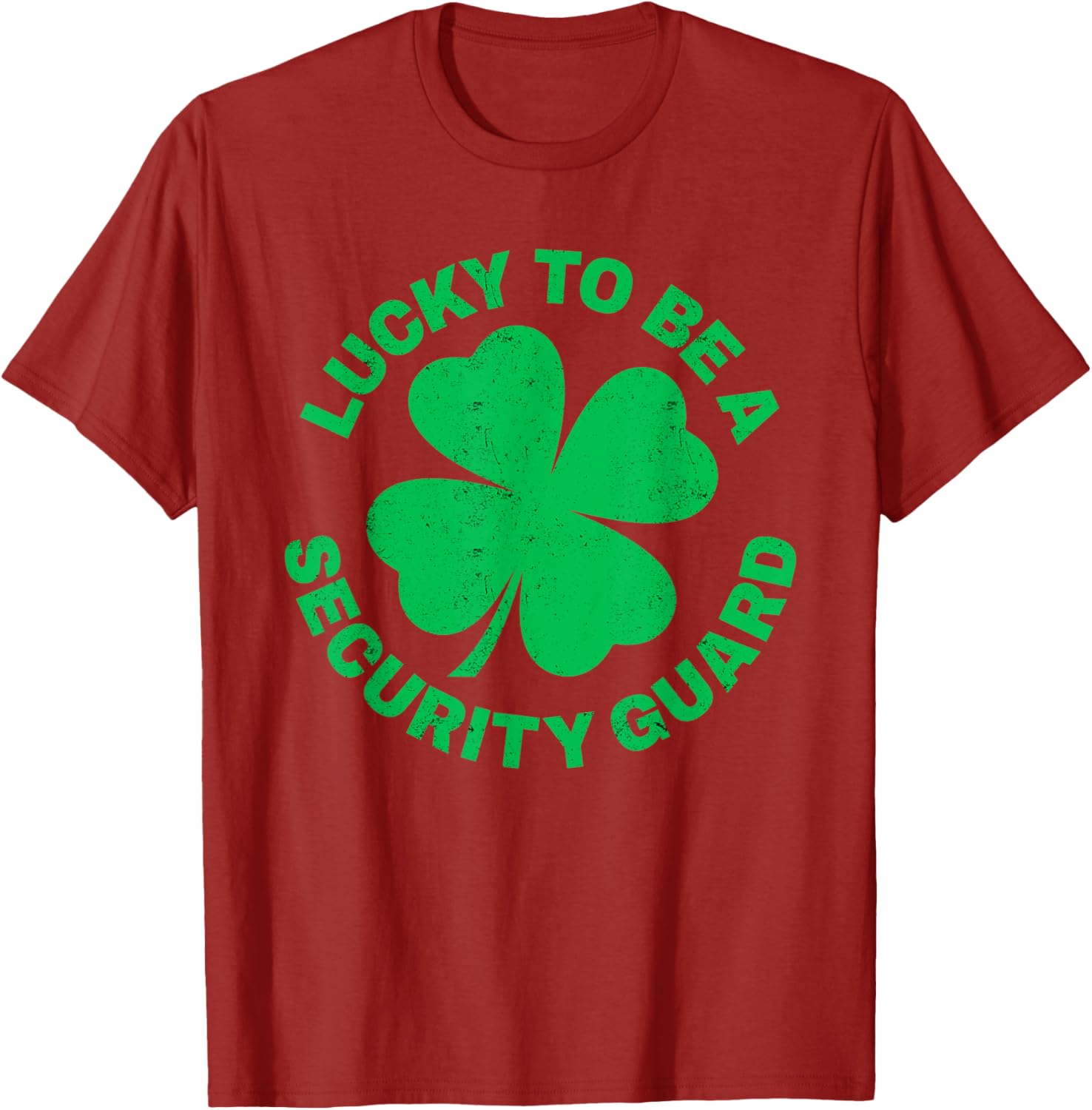 Lucky to Be a Security Guard St Patrick's Day T-Shirt for Irish Celebrations - 4