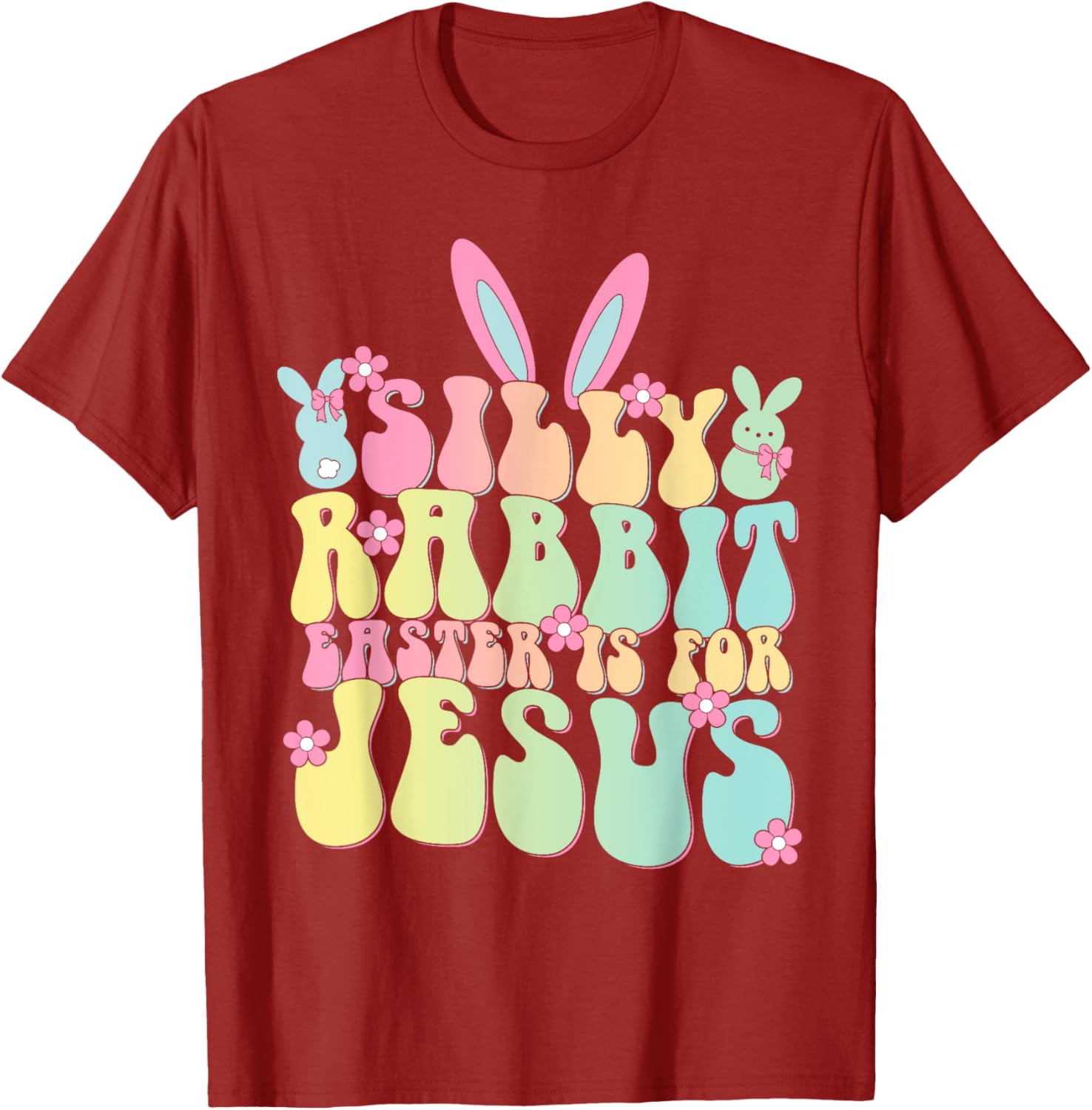Silly Rabbit Easter is For Jesus Christian T-Shirt for Celebrating Easter - 16
