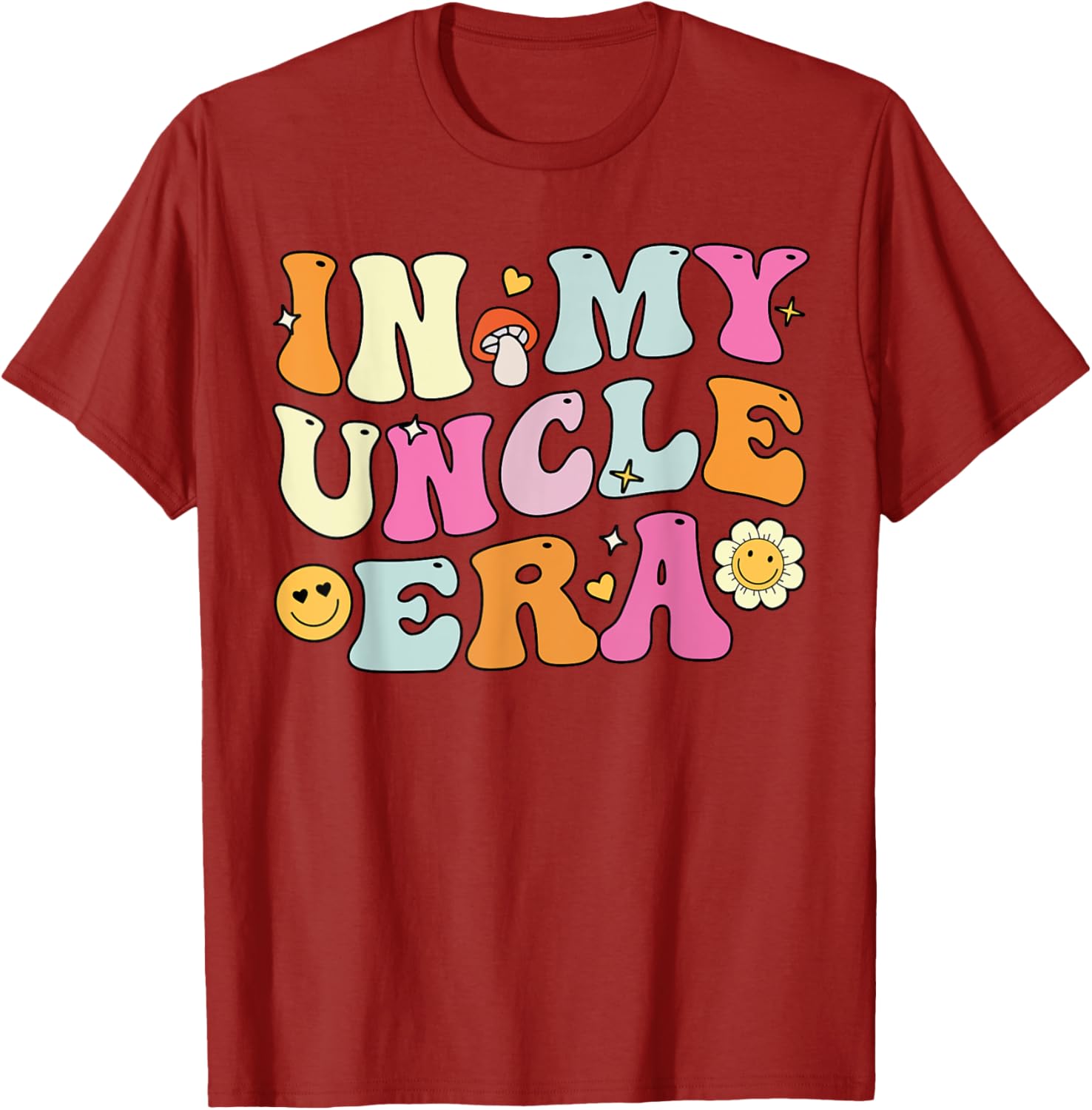Groovy In My Uncle Era T-Shirt Perfect for Father's Day Fun - 7