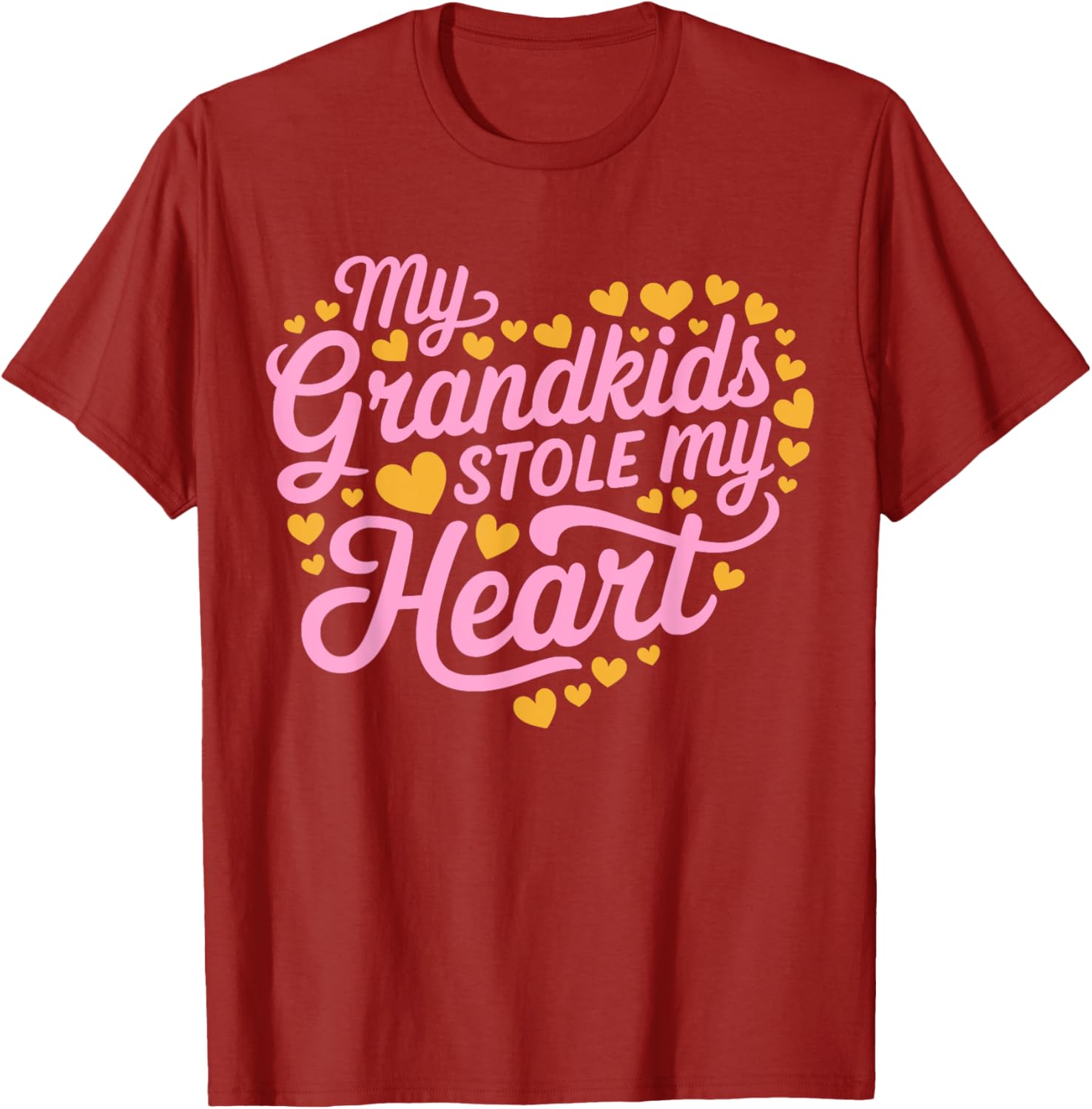 My Grandkids Stole My Heart T-Shirt for Grandma and Nana Lovers - 8