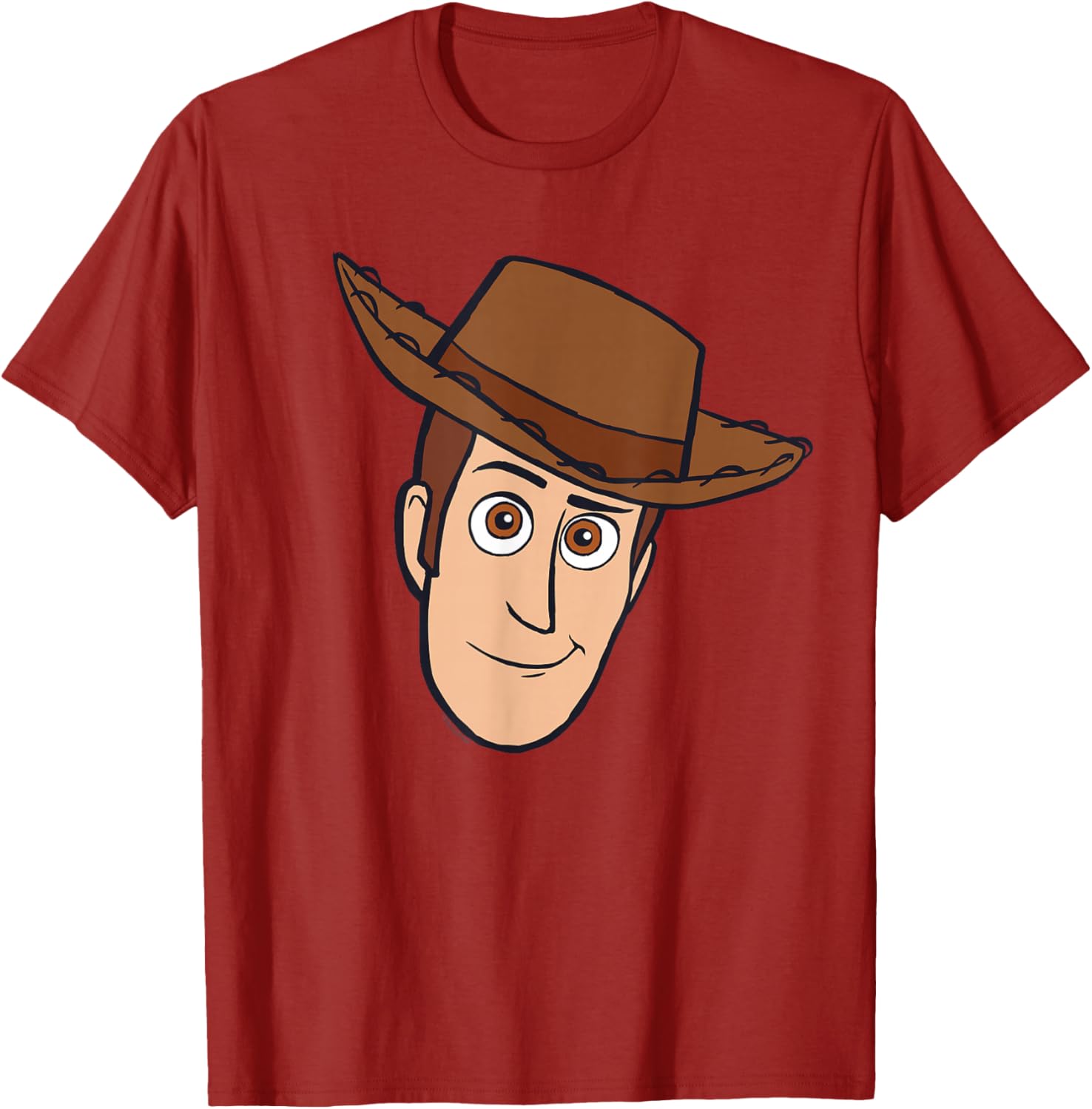 Disney Pixar Toy Story Sheriff Woody Big Face T-Shirt for Kids and Adults - 29