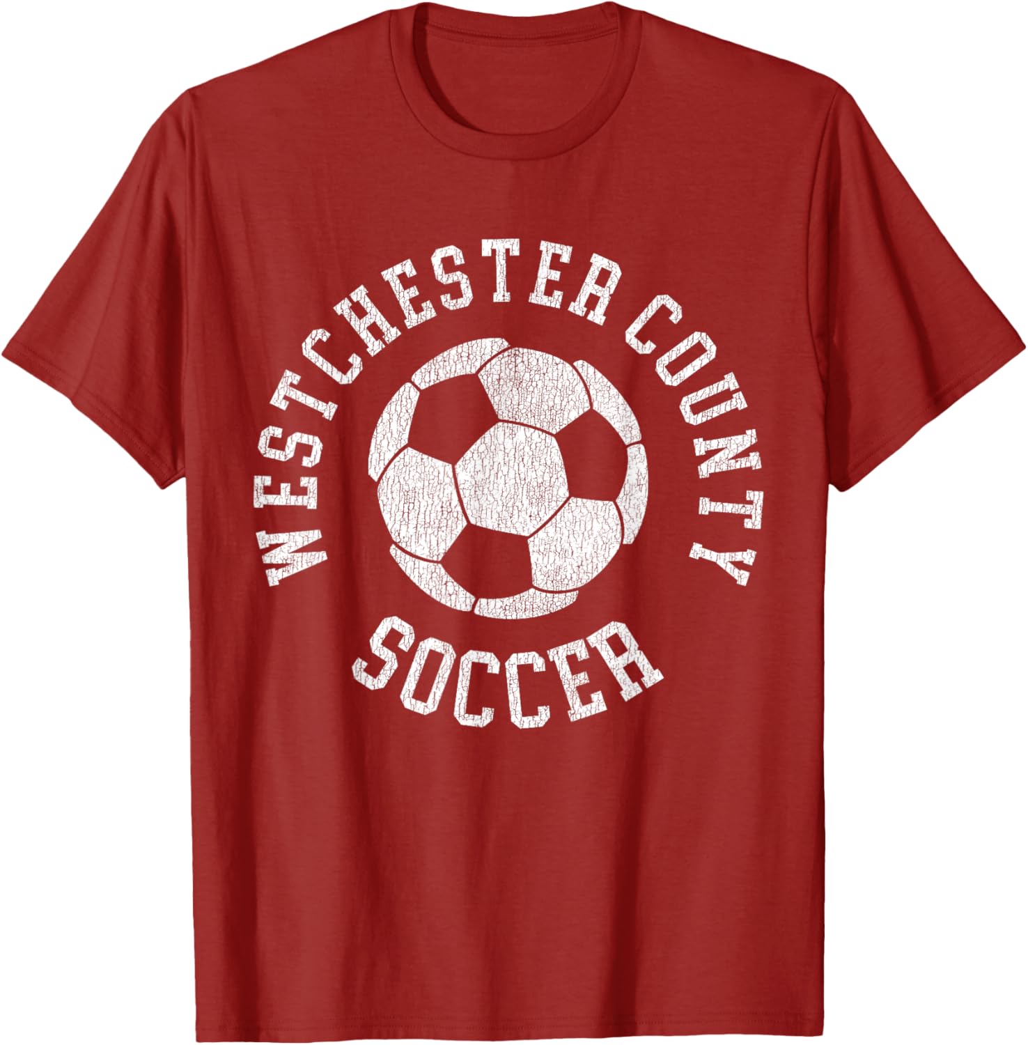 Westchester County Retro Distressed 90's Vintage Soccer T-Shirt - 8