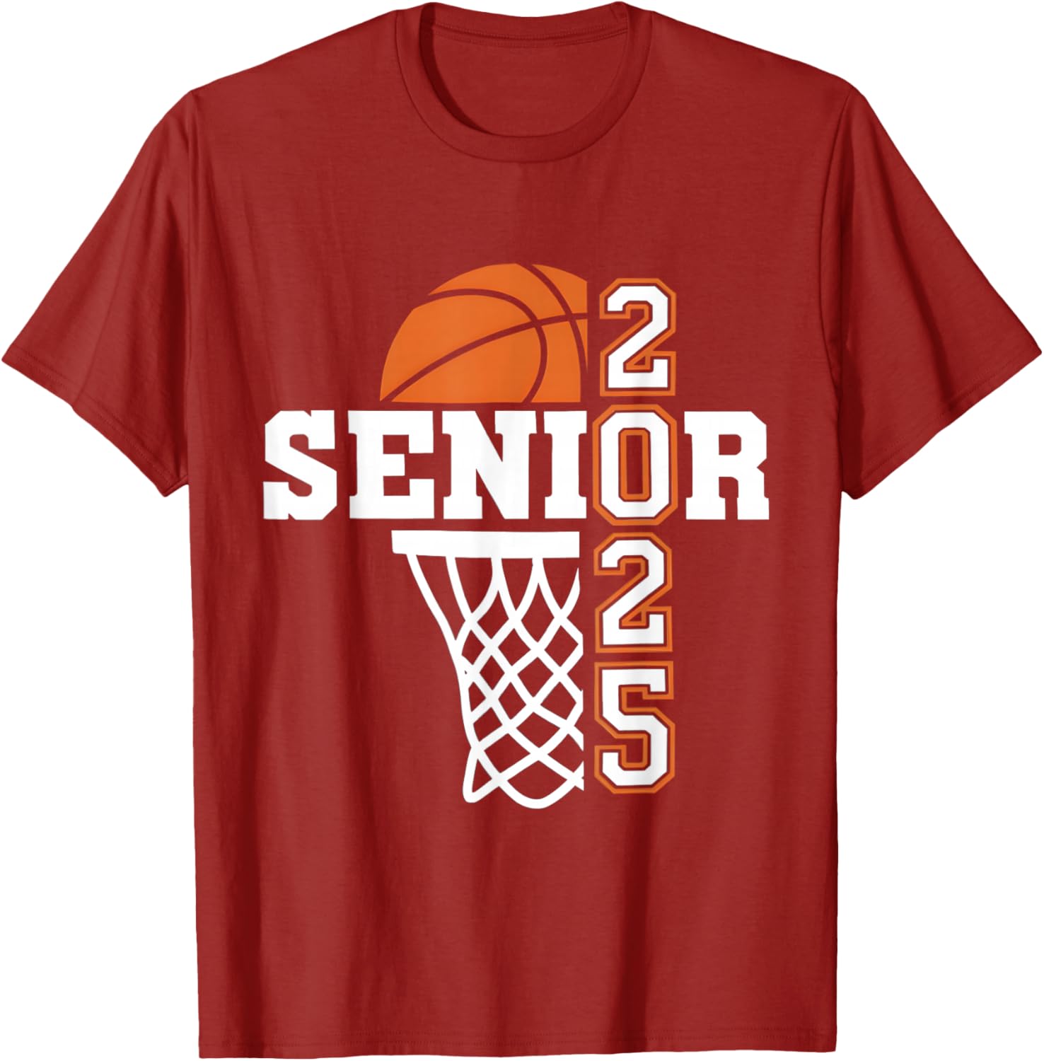 Senior Class of 2025 Basketball T-Shirt for Boys Team Spirit Apparel - 6
