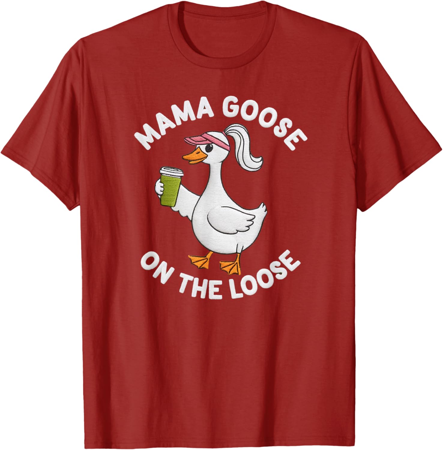 Mama Goose On the Loose Silly Mom Life T-Shirt Perfect for Mother's Day - 15