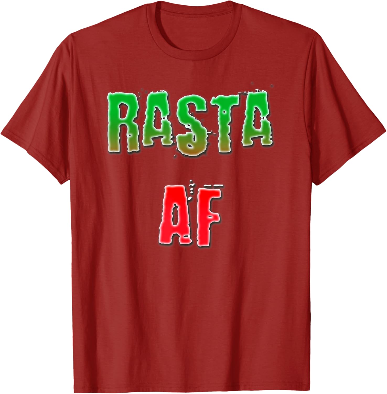 Rasta AF 3D T-Shirt for Unique Style in Clothing and Accessories - 16