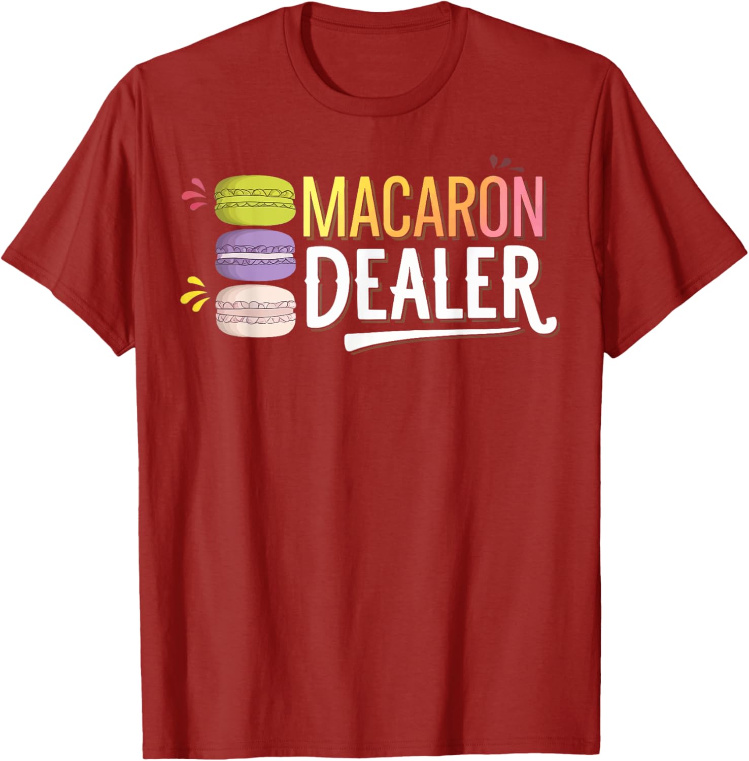 Charming Macaron Dealer T-Shirt for Sweet Treat Lovers and Foodies - 1