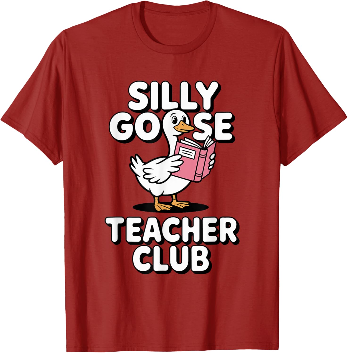 Silly Goose Teacher Club Fun Back to School Humor T-Shirt for Educators - 10