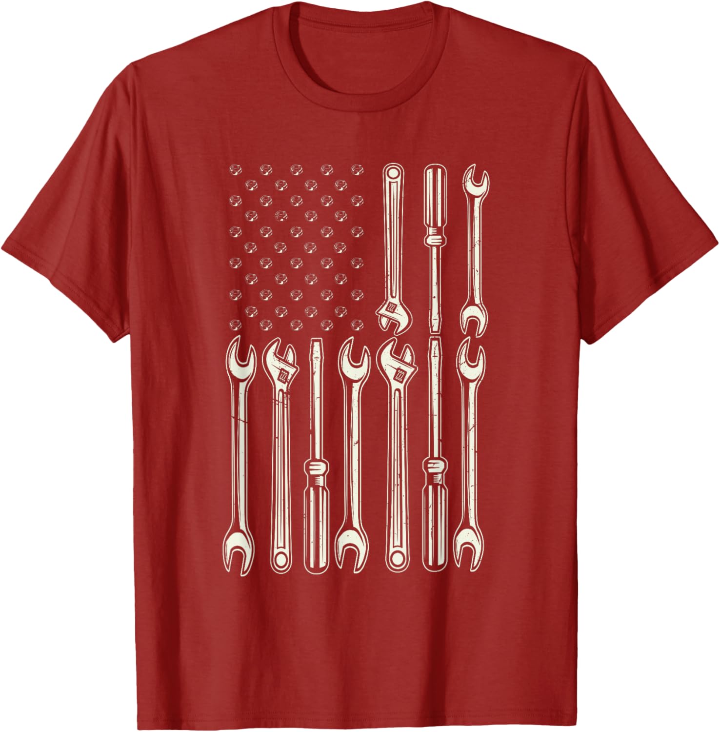 Patriotic Mechanic USA Flag T-Shirt for Men - Perfect Gift for Gearheads - 10