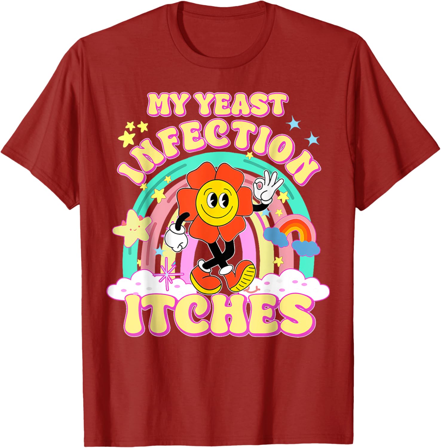 Funny Yeast Infection Humor T-Shirt for Unique Gifts and Casual Wear - 19