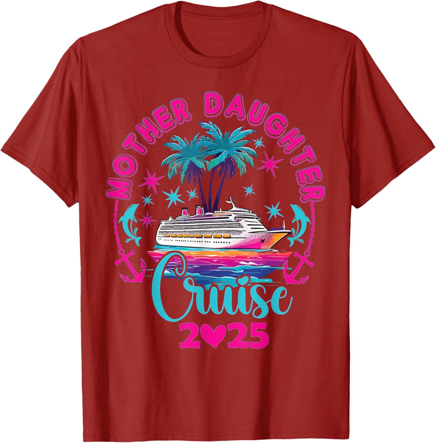Mother Daughter Cruise Matching T-Shirt 2025 Family Style Adventure - 9