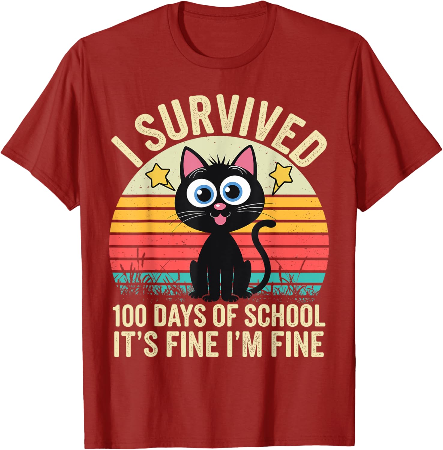 I Survived 100 Days of School T-Shirt for Kids - Fun and Stylish! - 9