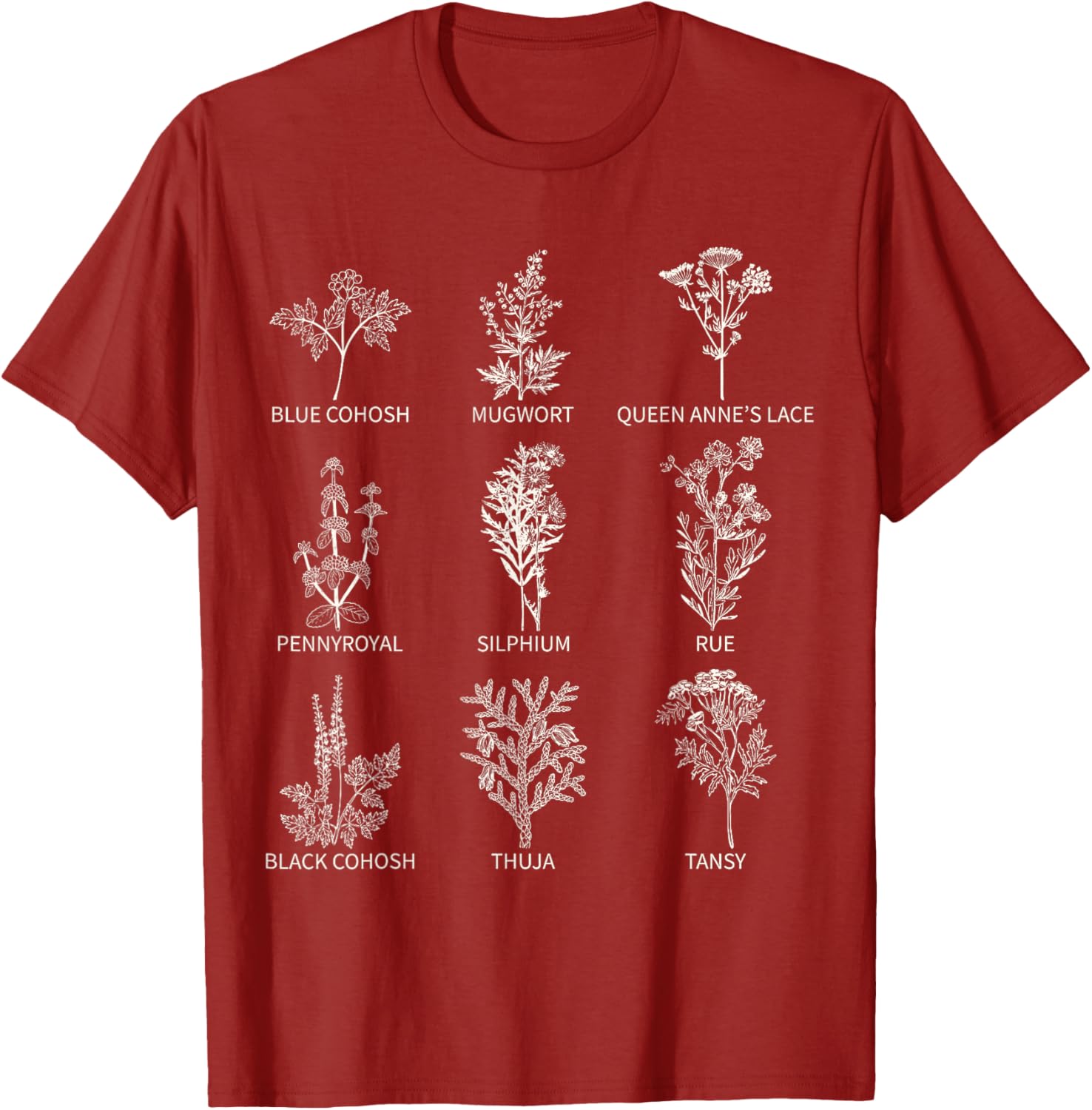 Vintage Botanical Wildflower T-Shirt for Feminist Empowerment Style - 1