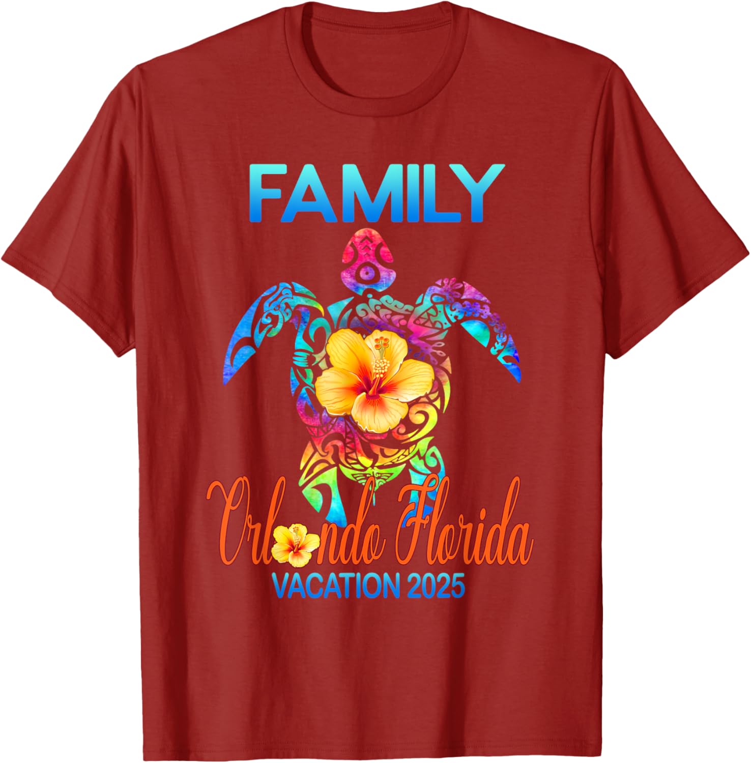 Family Orlando Florida Vacay 2025 Tie Dye T-Shirt for Fun Adventures - 6