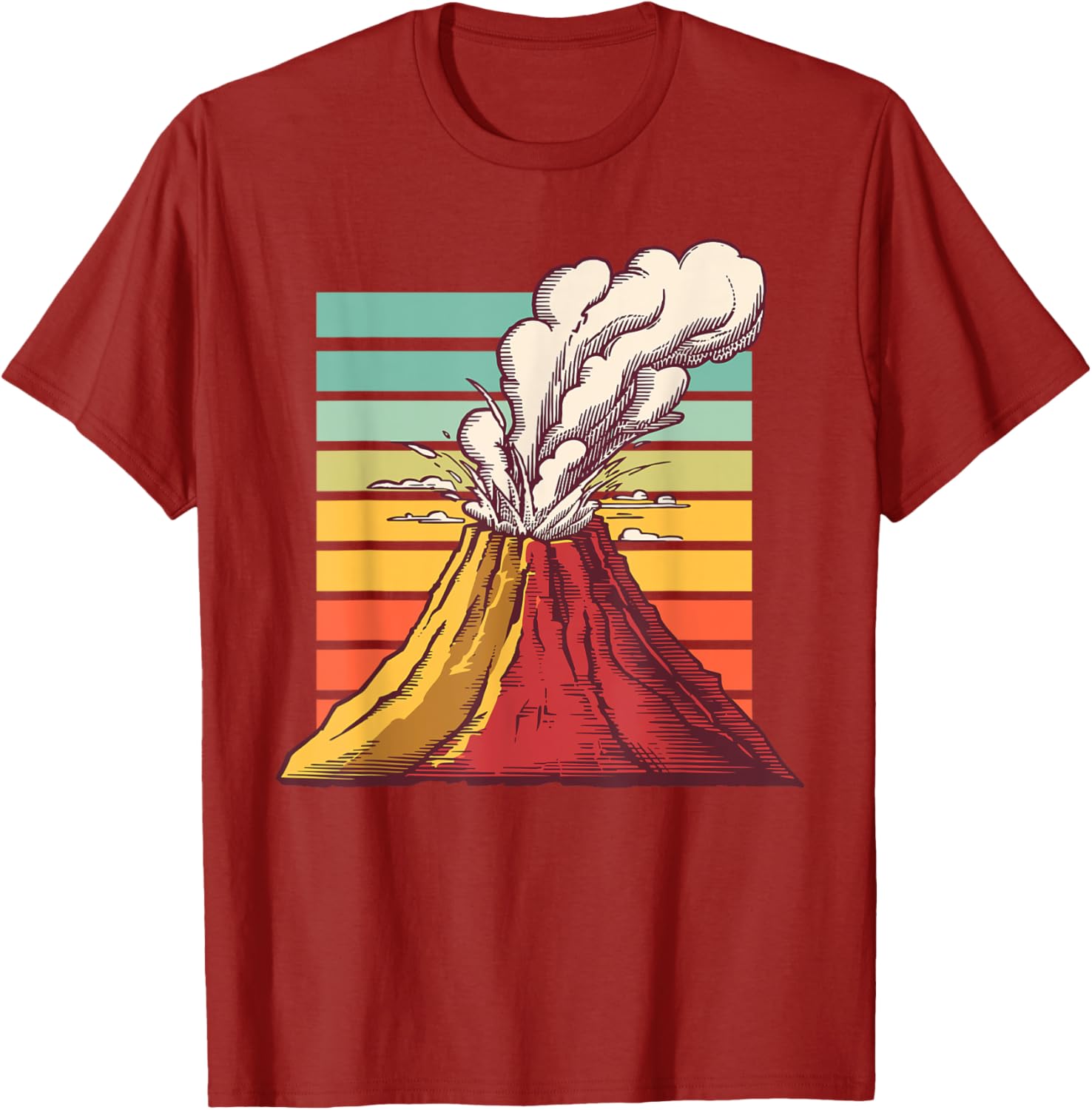 Cool Volcano Art T-Shirt for Men, Women, and Kids - Perfect for Geology Lovers - 21