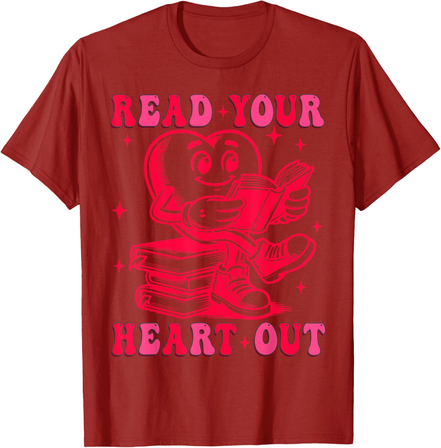 Read Your Heart Out Valentine's Day T-Shirt for Book Lovers - 8