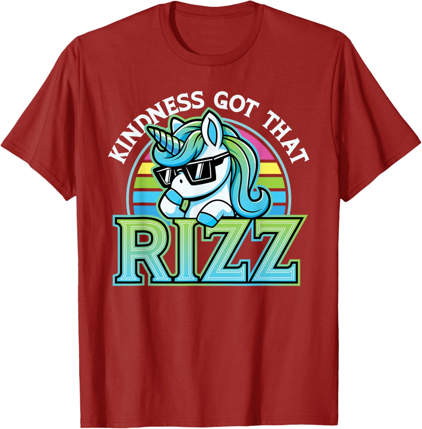 Kindness Anti Bullying Week Unicorn Got Rizz T-Shirt for Kids - 13