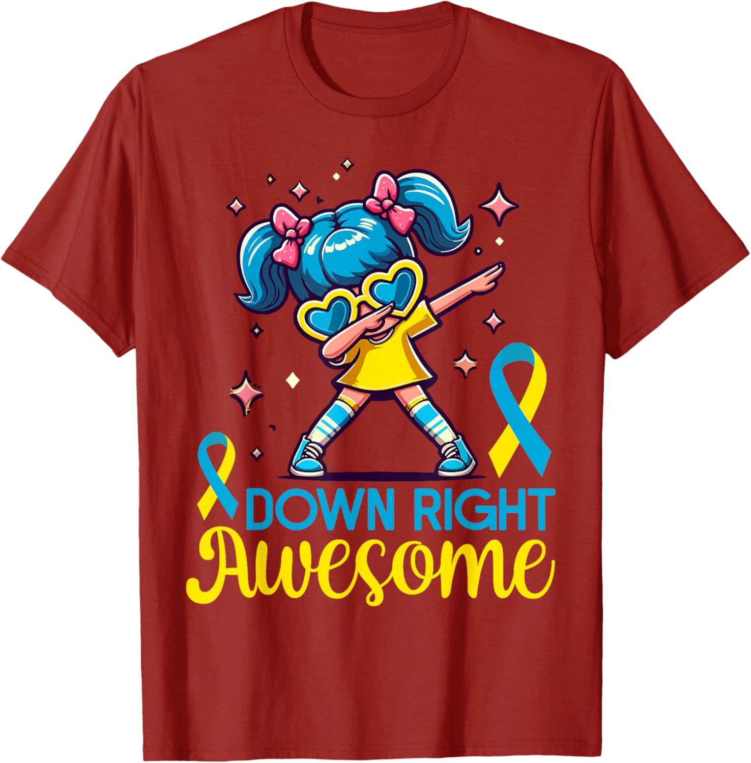 Down Syndrome Awareness Day Awesome Girls Women's T-Shirt for Support - 17