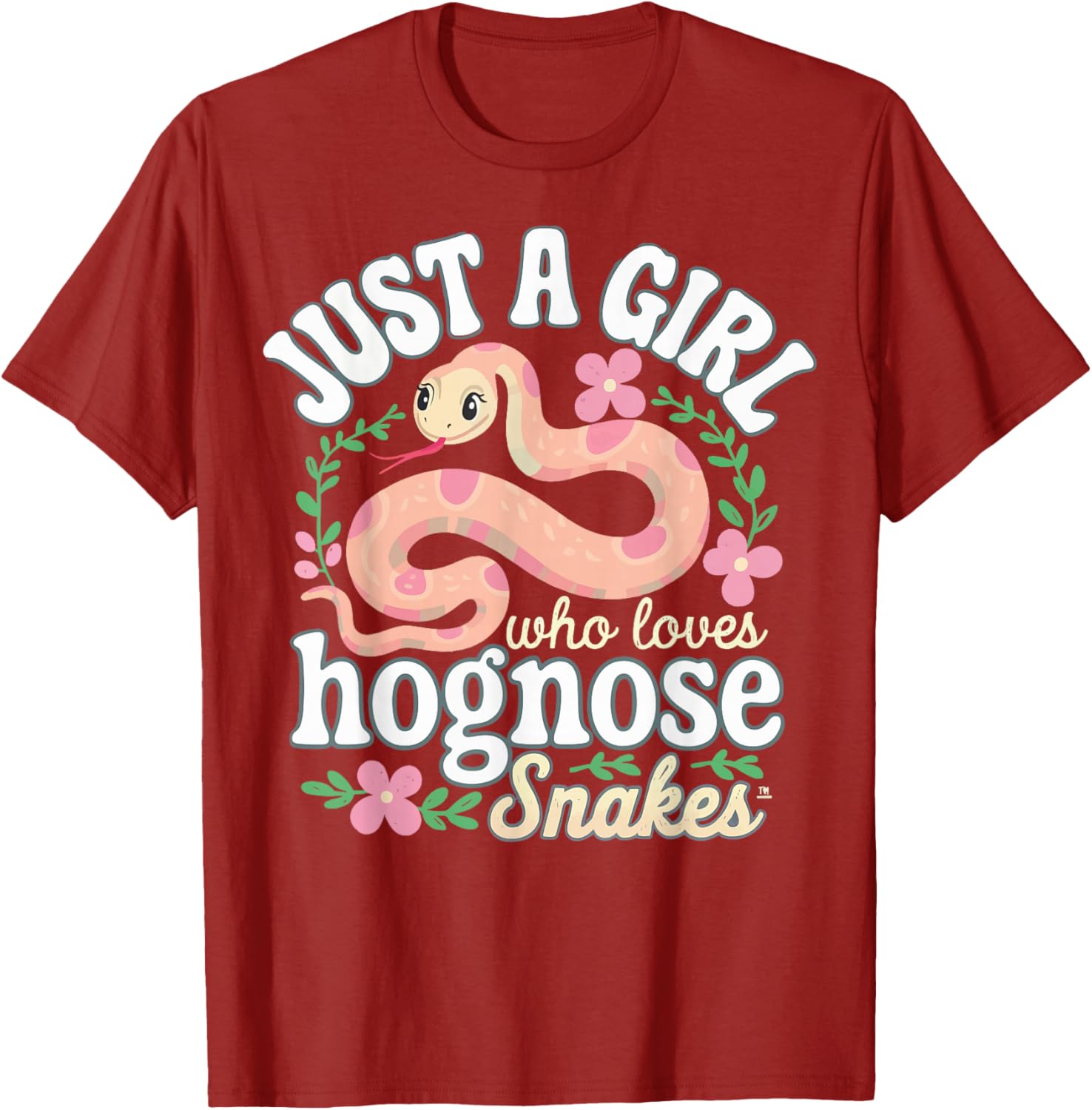 Just A Girl Who Loves Hognose Snakes Tee Shirt for Snake Lovers - 5