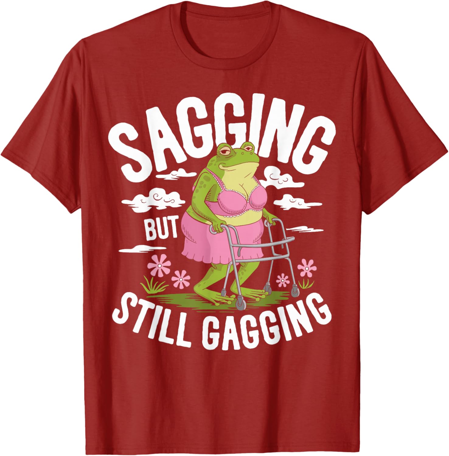 Funny Sagging Frog Meme T-Shirt for Sarcastic Humor Lovers - 2