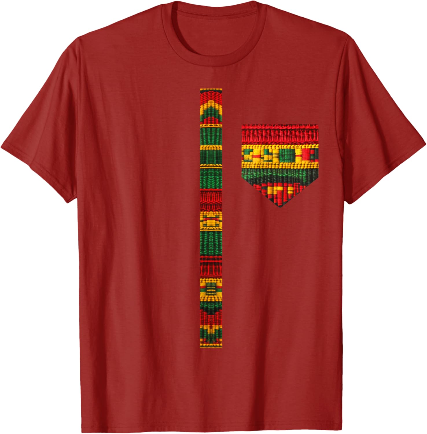 Stylish African Print Dashiki Kente Art T-Shirt for Men and Boys - 12