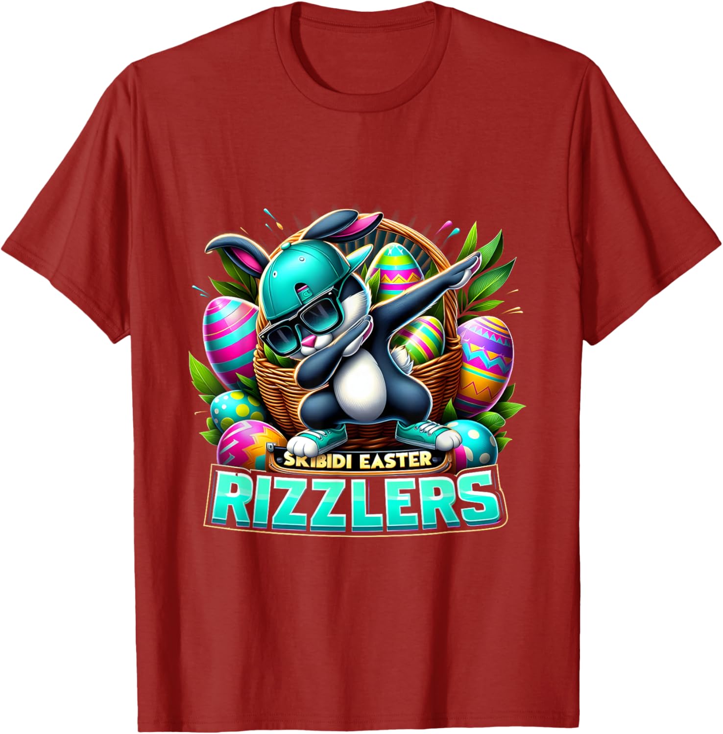 Funny Easter T-Shirt for Men Rizzler Skibidi Humor Apparel - 9
