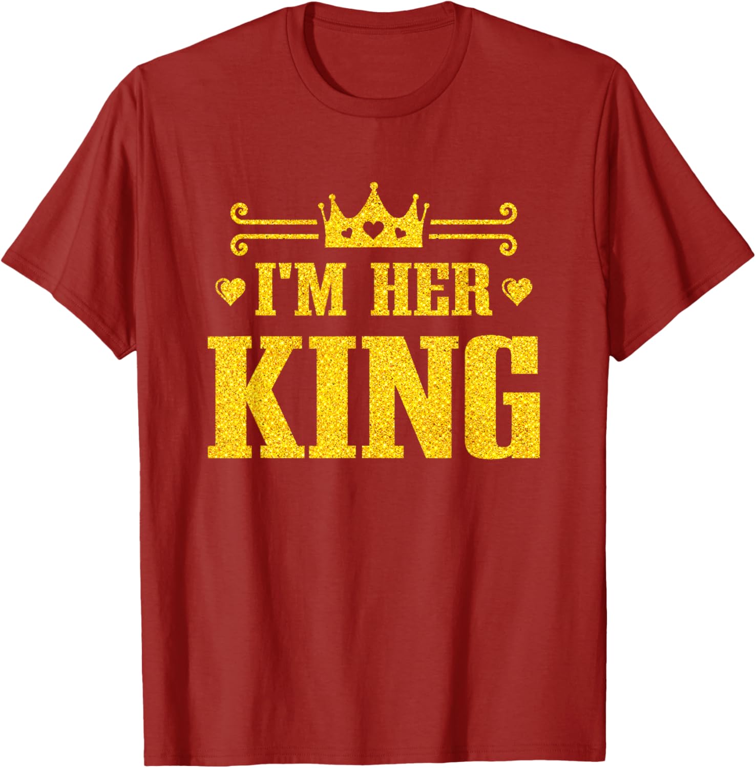 His Queen Her King Couples T-Shirt for Valentine's Day and Anniversaries - 28