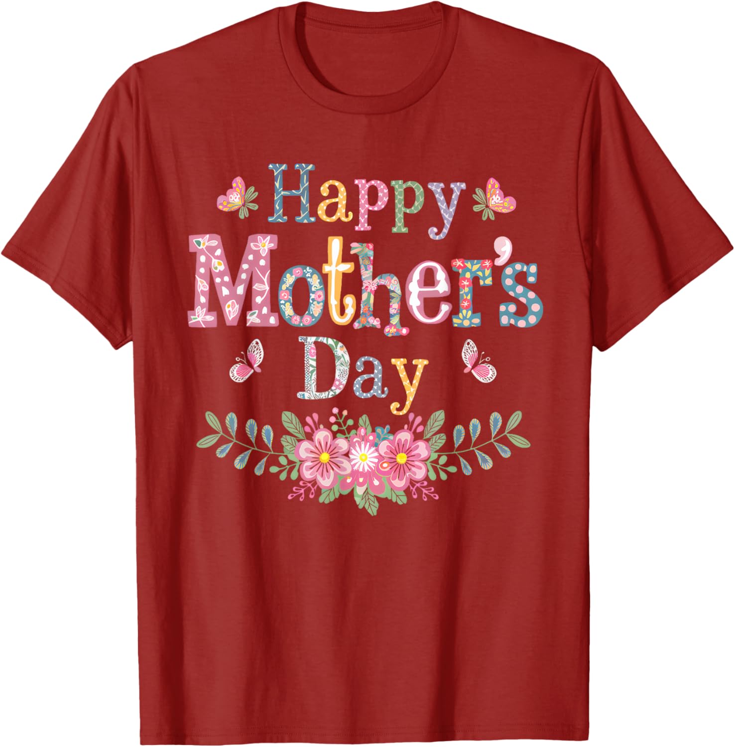 Cute Wildflowers T-Shirt for Mom and Grandma Happy Mother's Day 2025 - 1