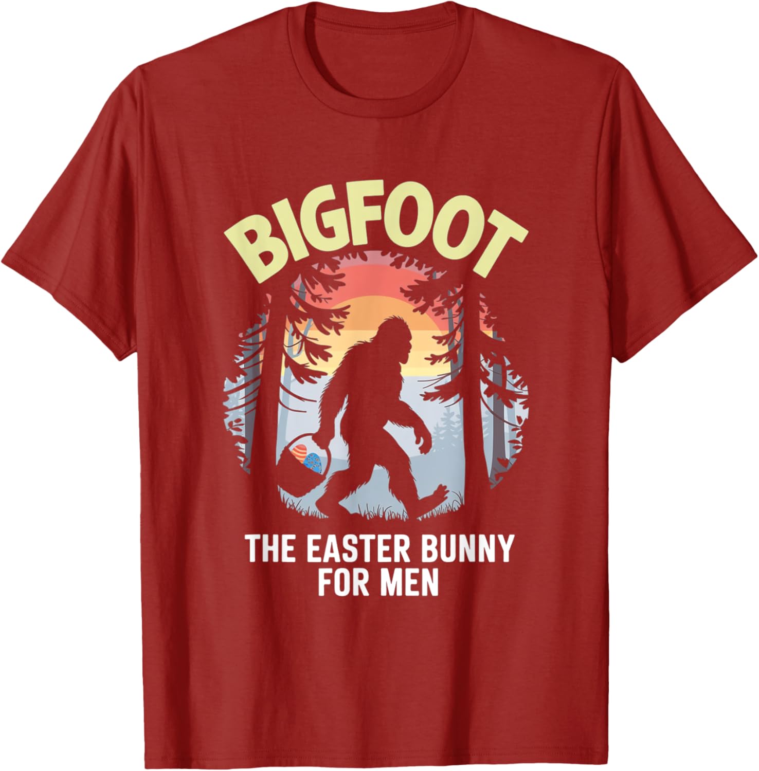 Bigfoot Easter Bunny T-Shirt for Men Fun Apparel Gift Idea - 19