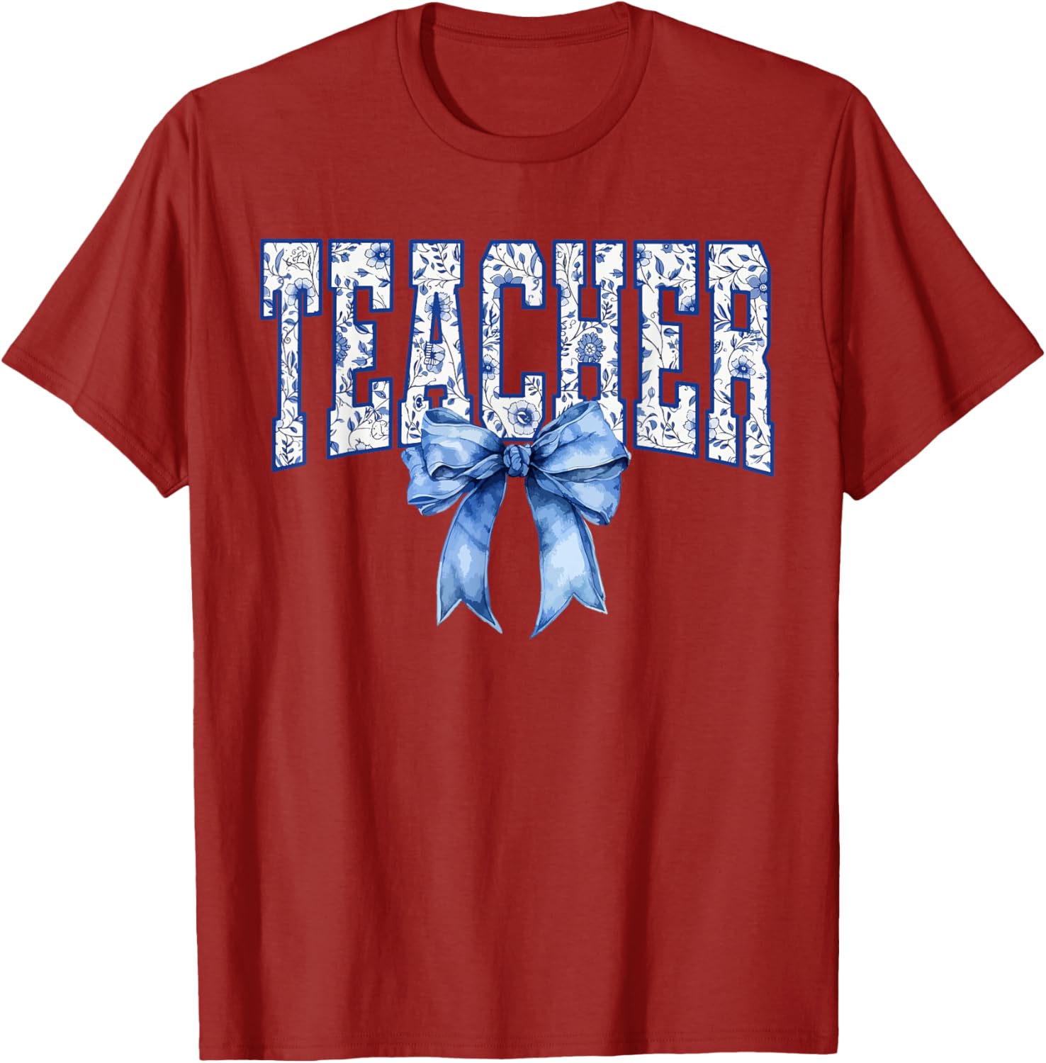 Coquette Bow Teacher Appreciation T-Shirt for Teacher Day Celebrations - 5