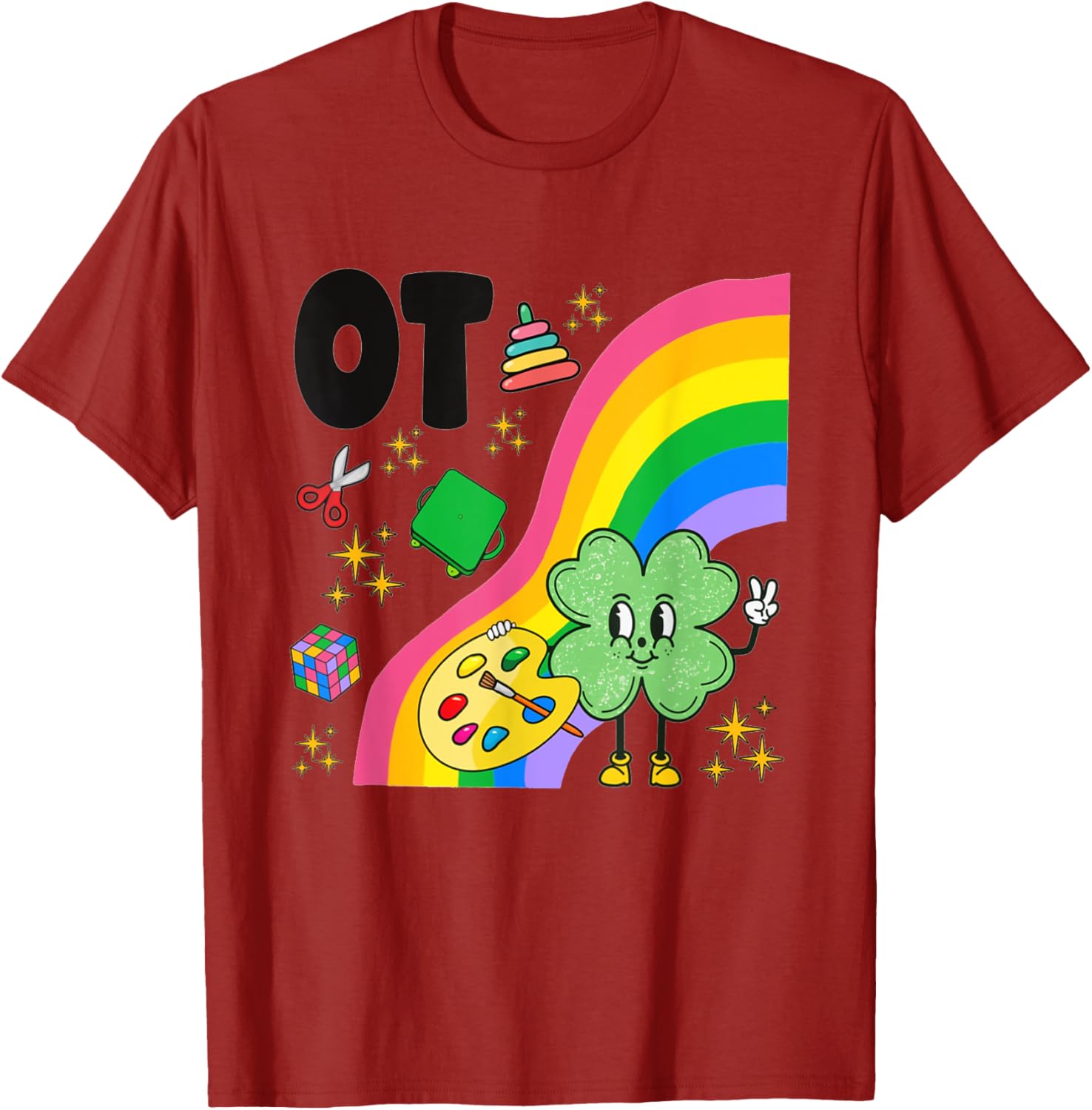 Occupational Therapy St. Patrick's Day T-Shirt for OT Assistants - 7